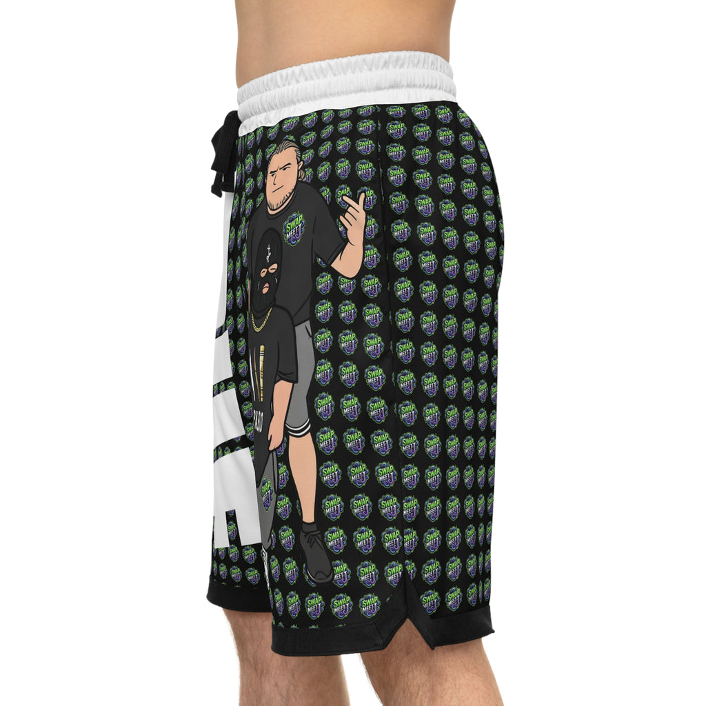 Pablo x Pile Graphic Basketball Shorts — All-Over Print Rib Shorts