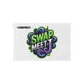 Swap Meet Graphic Outdoor Rug – Bold Neon Logo Doormat