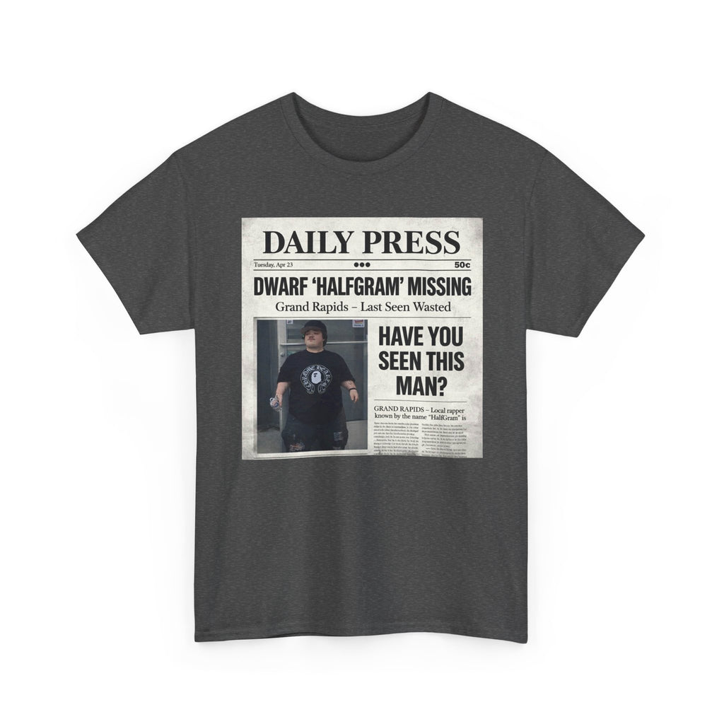 Missing Man 'Have You Seen This Man?' Newspaper Graphic T-Shirt