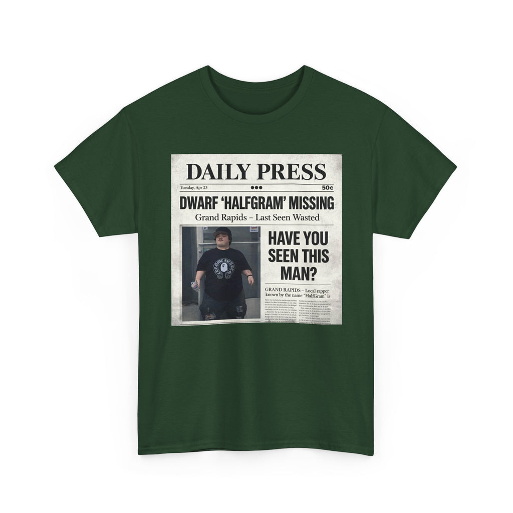 Missing Man 'Have You Seen This Man?' Newspaper Graphic T-Shirt
