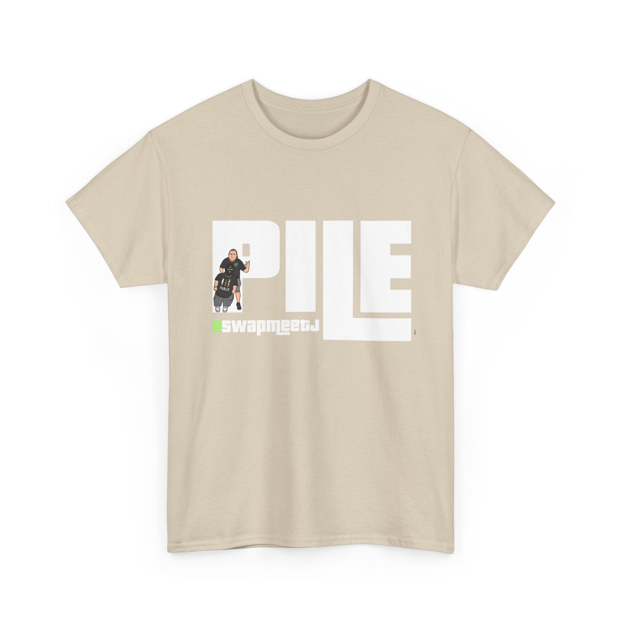 Pile Vintage Logo T‑Shirt — Retro Graphic Tee with PILE Design