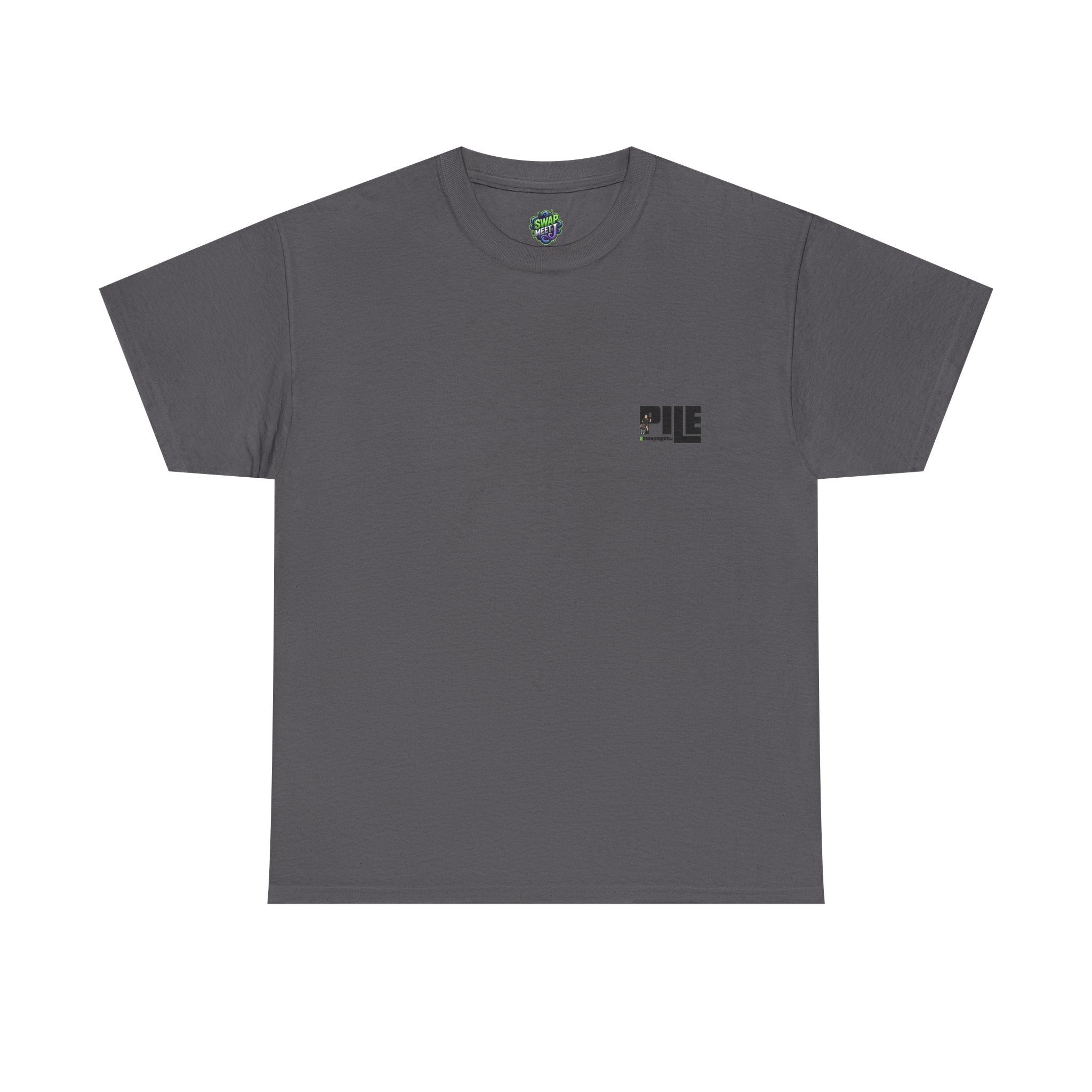 Swap Meet Logo T‑Shirt — Graphic Streetwear Tee with 'Swap Meet' Crest