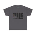 Pile Graphic Tee — Bold Block Letter Design with Photo Accent