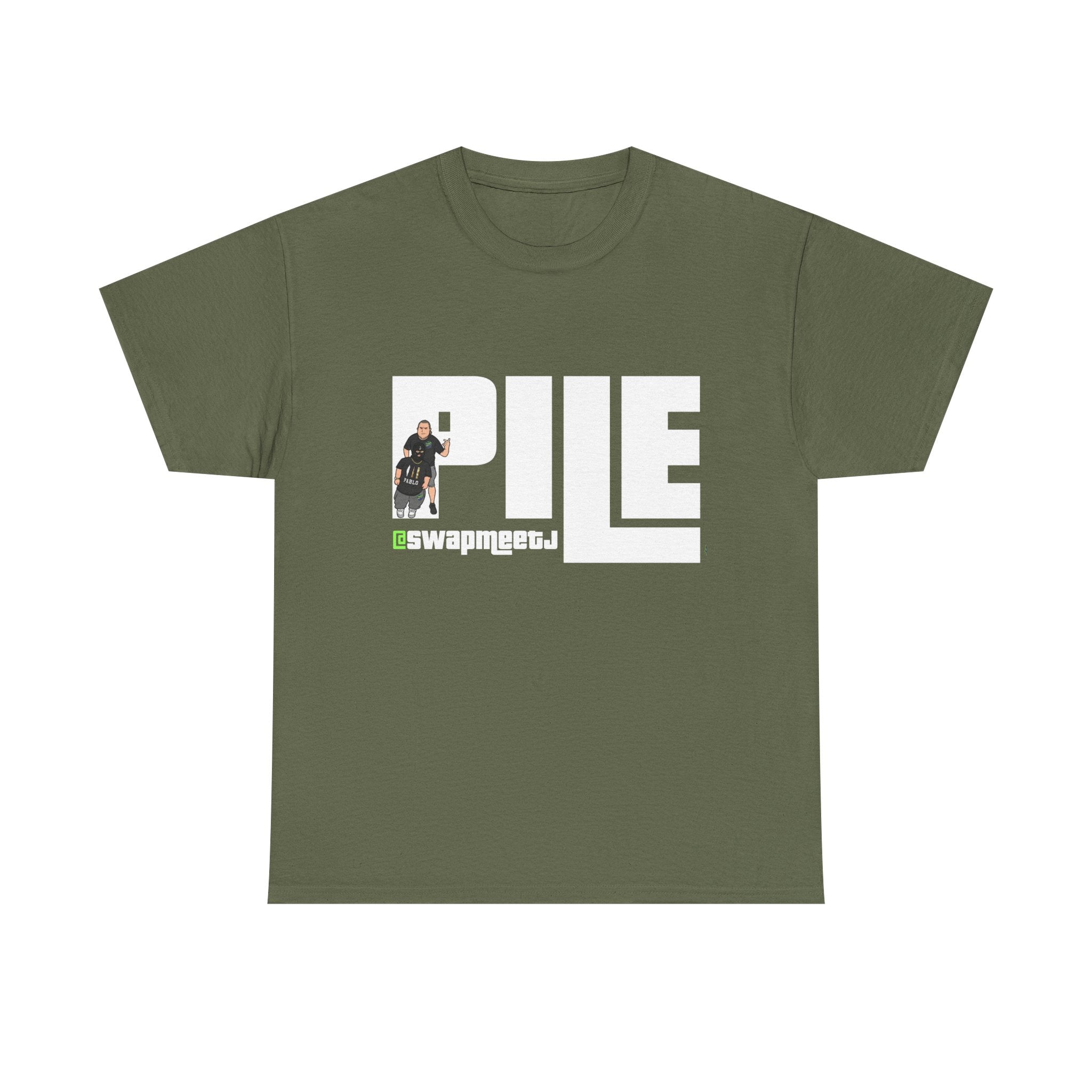 Pile Vintage Logo T‑Shirt — Retro Graphic Tee with PILE Design
