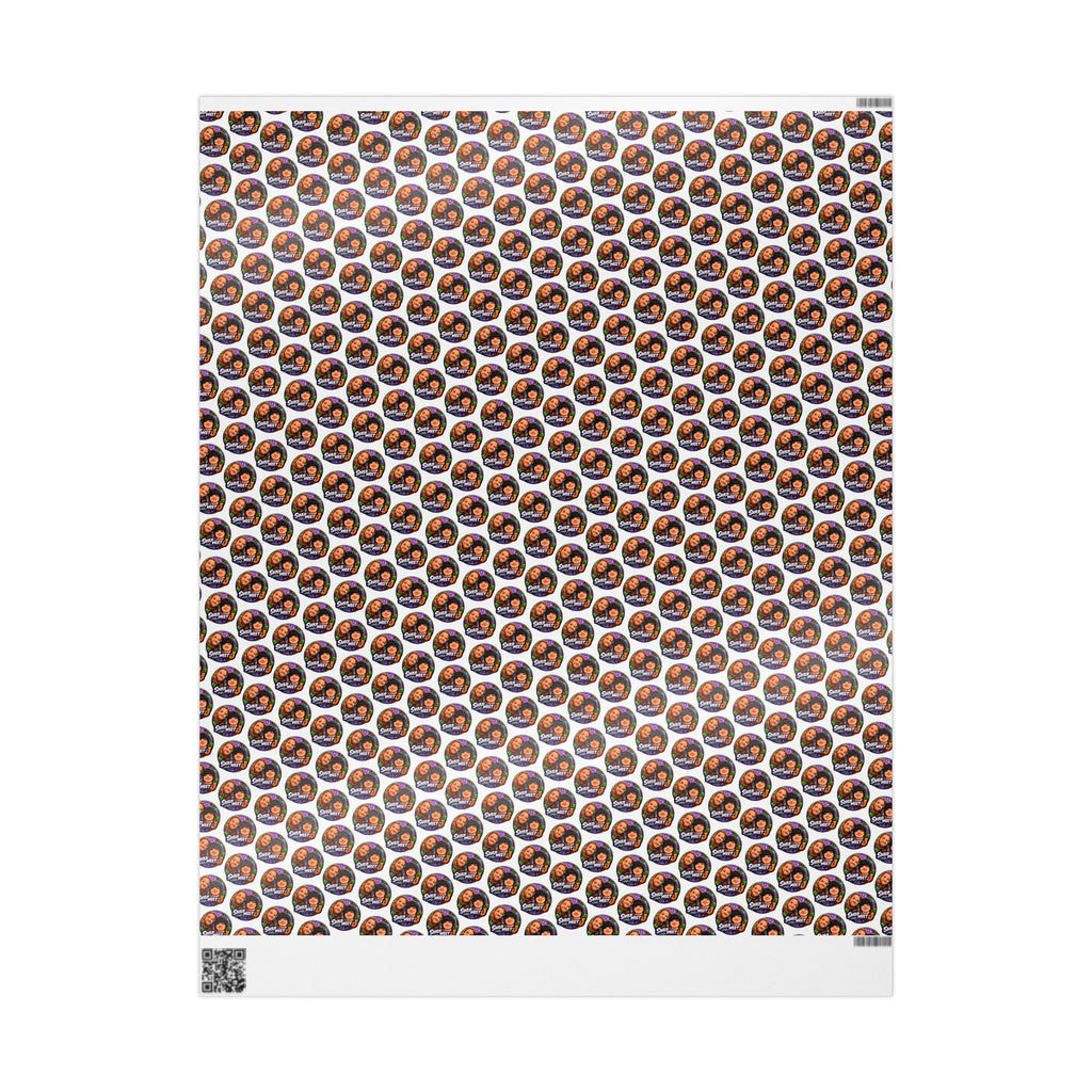 Wrapping Paper – Custom Face Portrait Pattern Gift Wrap (Personalized Photo Repeat)