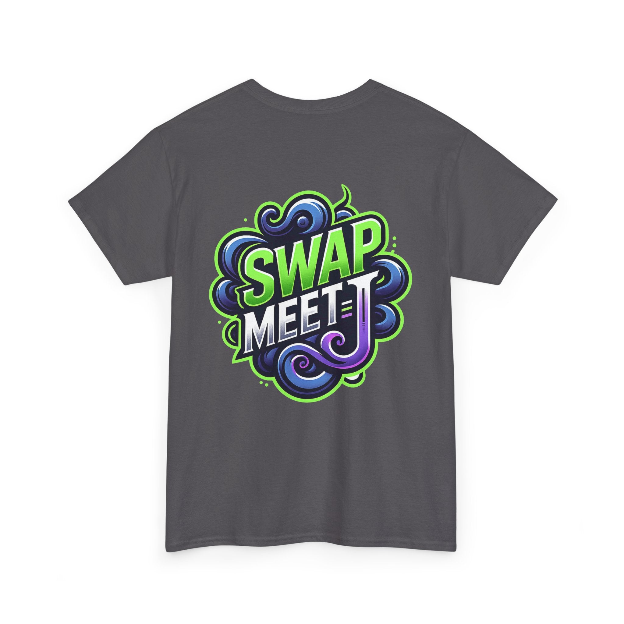 Swap Meet Logo T‑Shirt — Graphic Streetwear Tee with 'Swap Meet' Crest