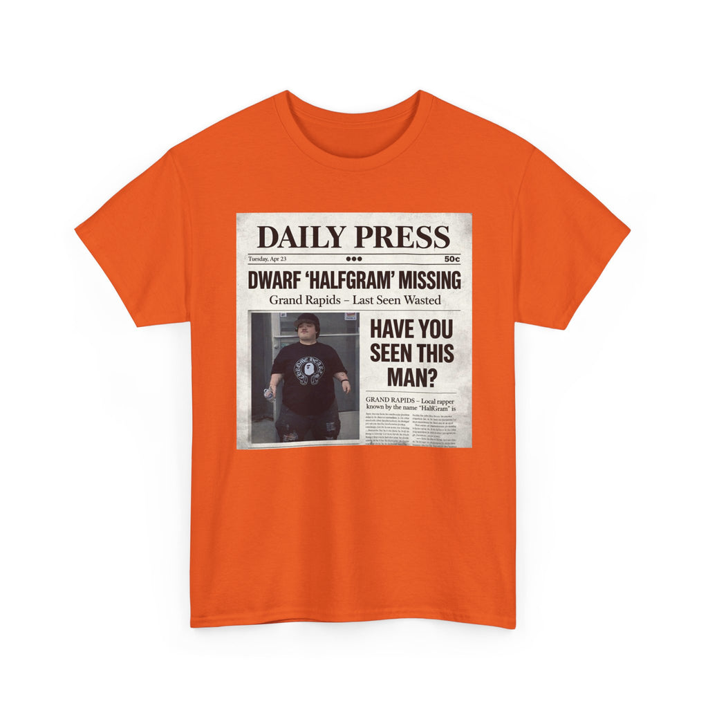 Missing Man 'Have You Seen This Man?' Newspaper Graphic T-Shirt