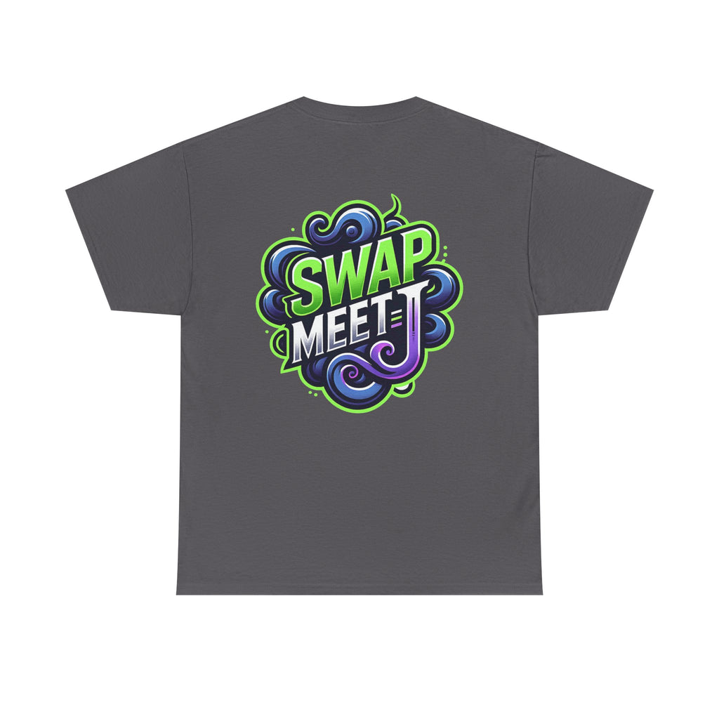 Swap Meet Logo T‑Shirt — Graphic Streetwear Tee with 'Swap Meet' Crest