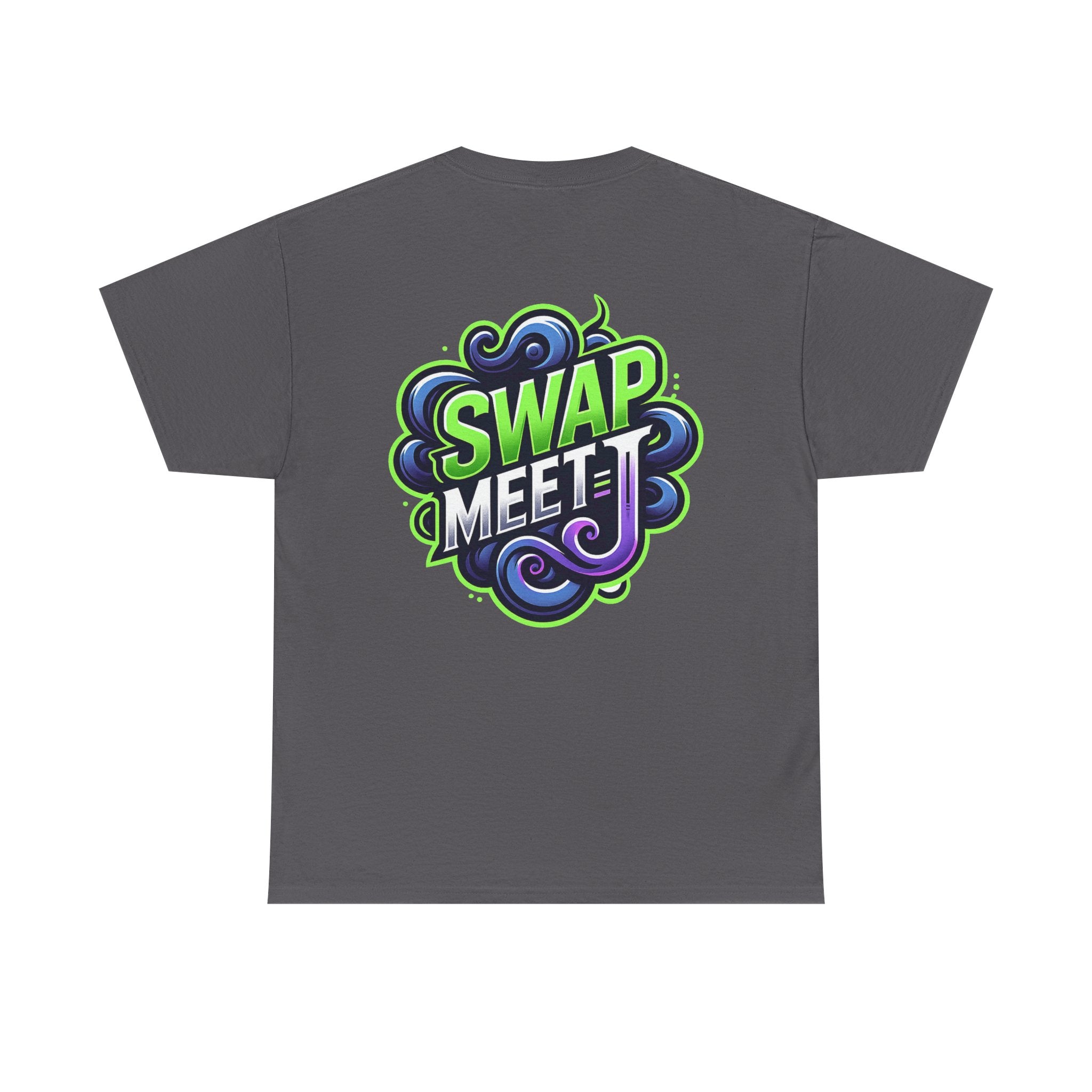 Swap Meet Logo T‑Shirt — Graphic Streetwear Tee with 'Swap Meet' Crest
