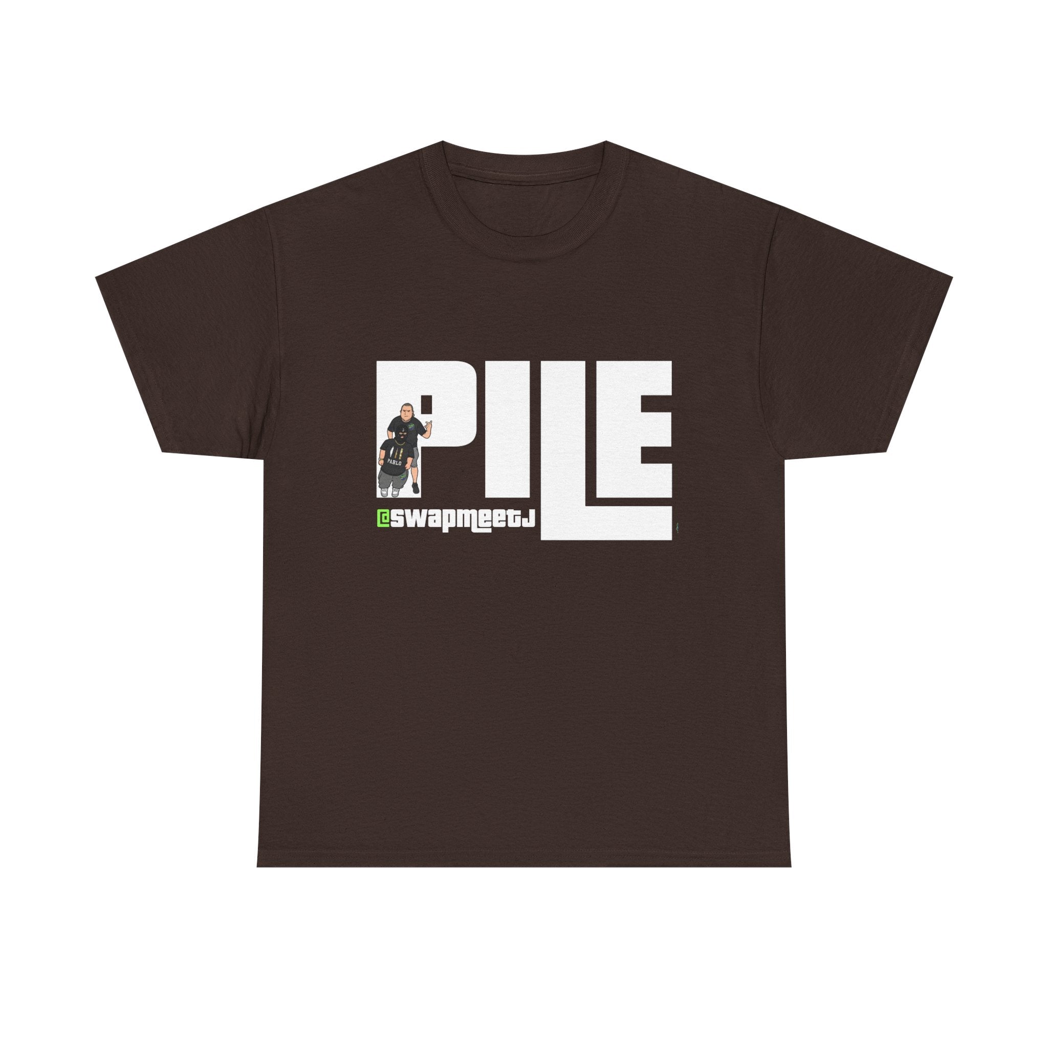 Pile Vintage Logo T‑Shirt — Retro Graphic Tee with PILE Design