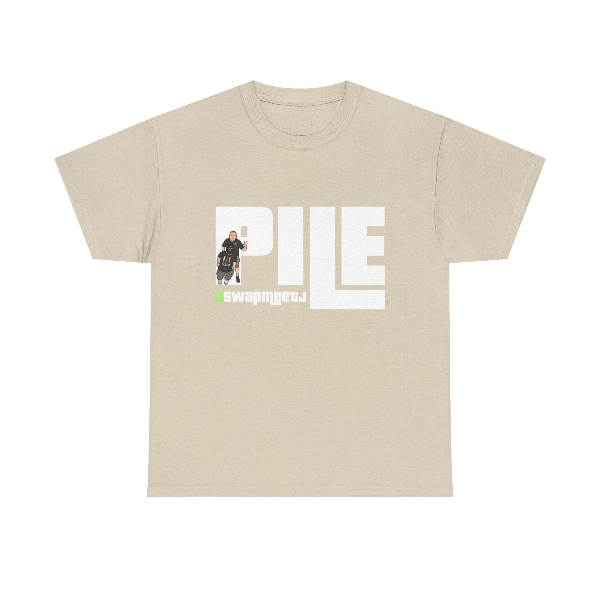 Pile Vintage Logo T‑Shirt — Retro Graphic Tee with PILE Design