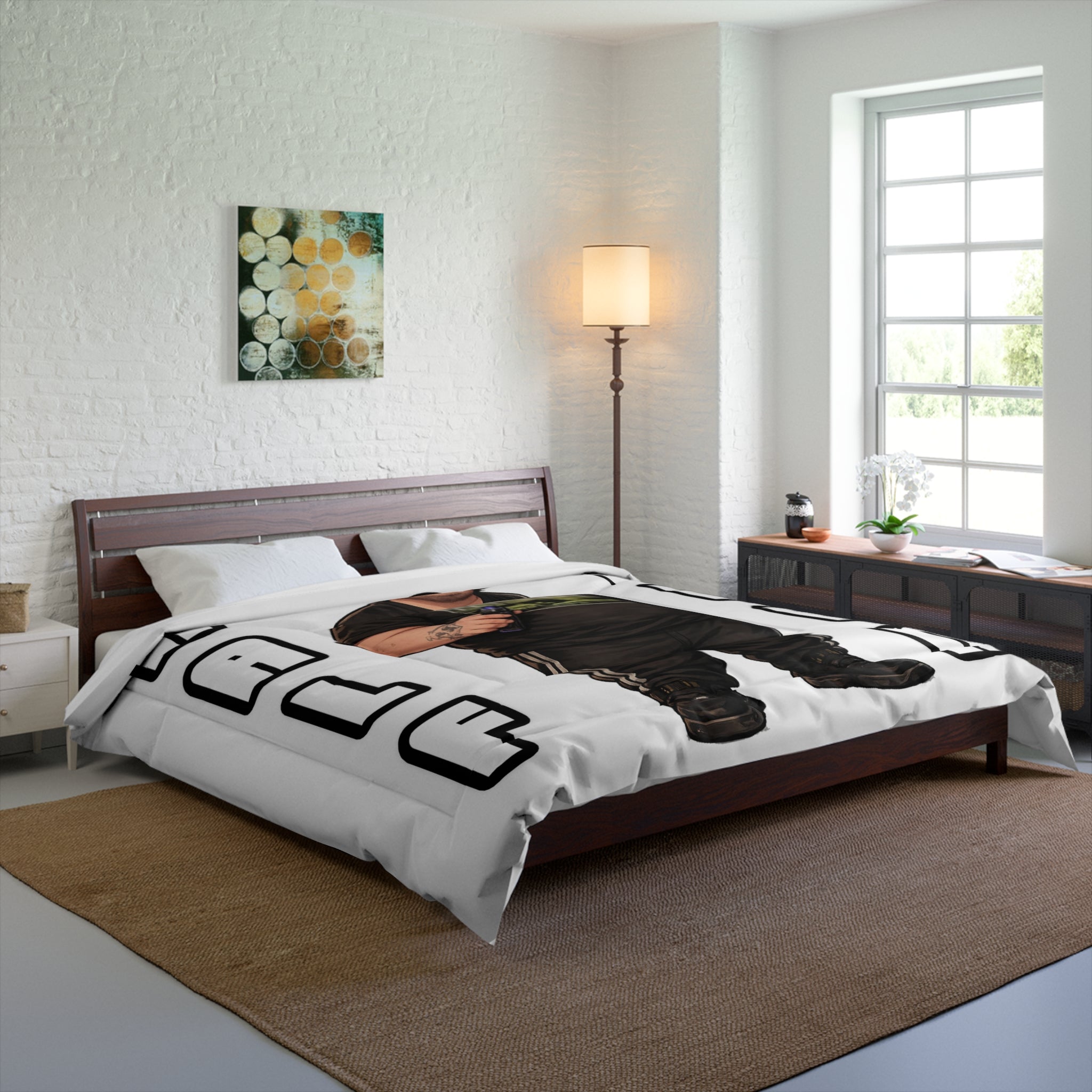 Half Gram Comforter - Funny Meme Character Bedding