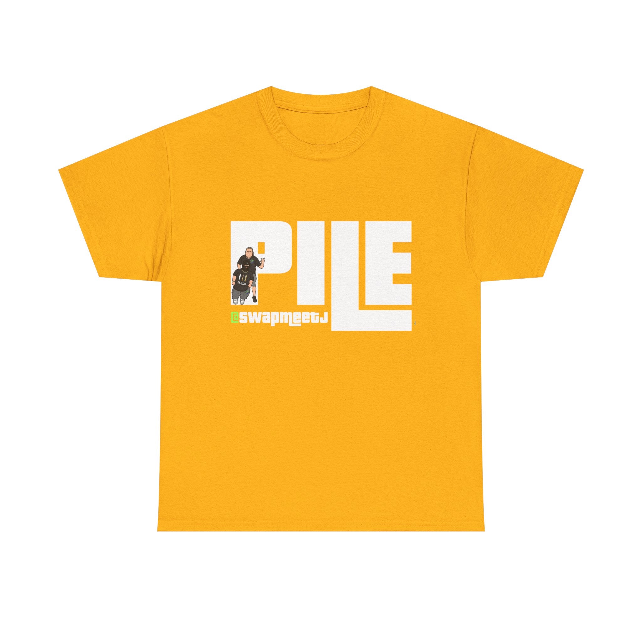 Pile Vintage Logo T‑Shirt — Retro Graphic Tee with PILE Design