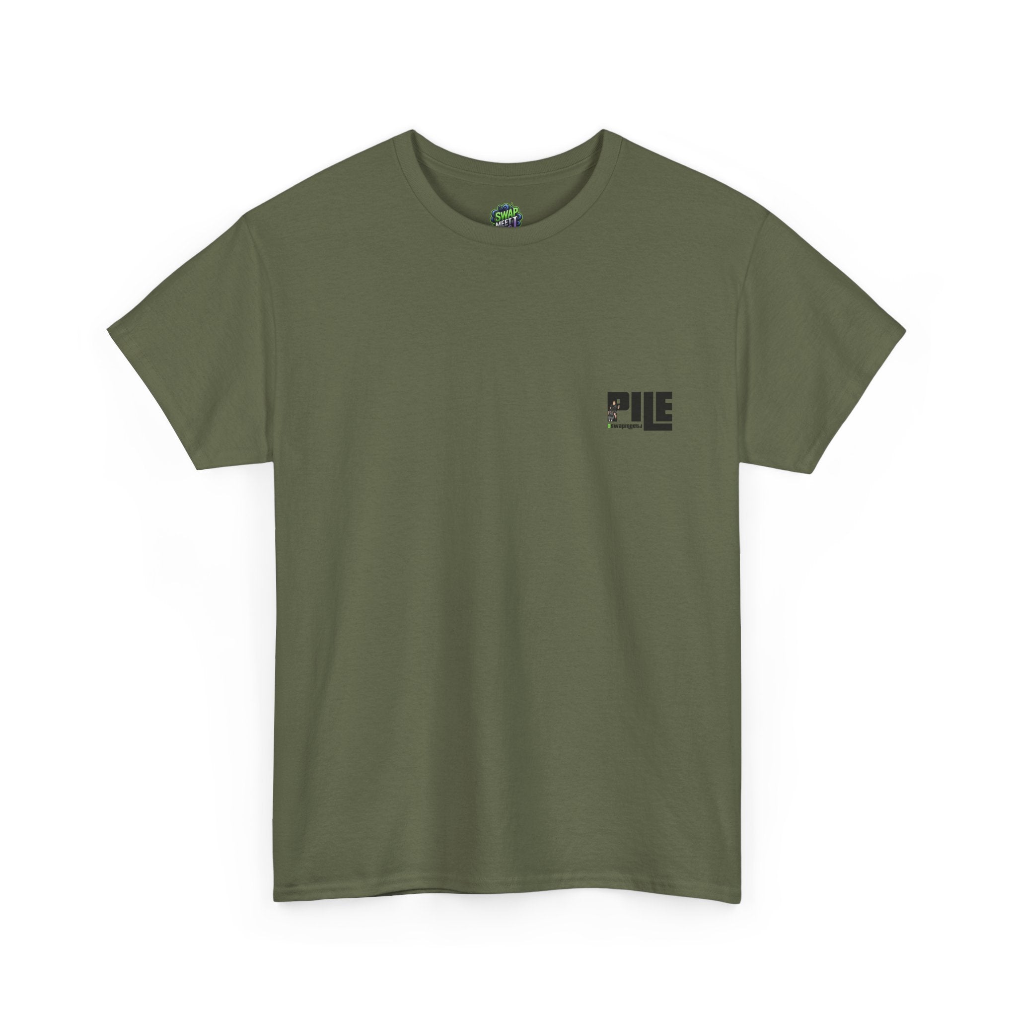 Swap Meet Logo T‑Shirt — Graphic Streetwear Tee with 'Swap Meet' Crest