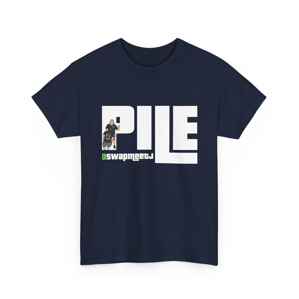 Pile Vintage Logo T‑Shirt — Retro Graphic Tee with PILE Design