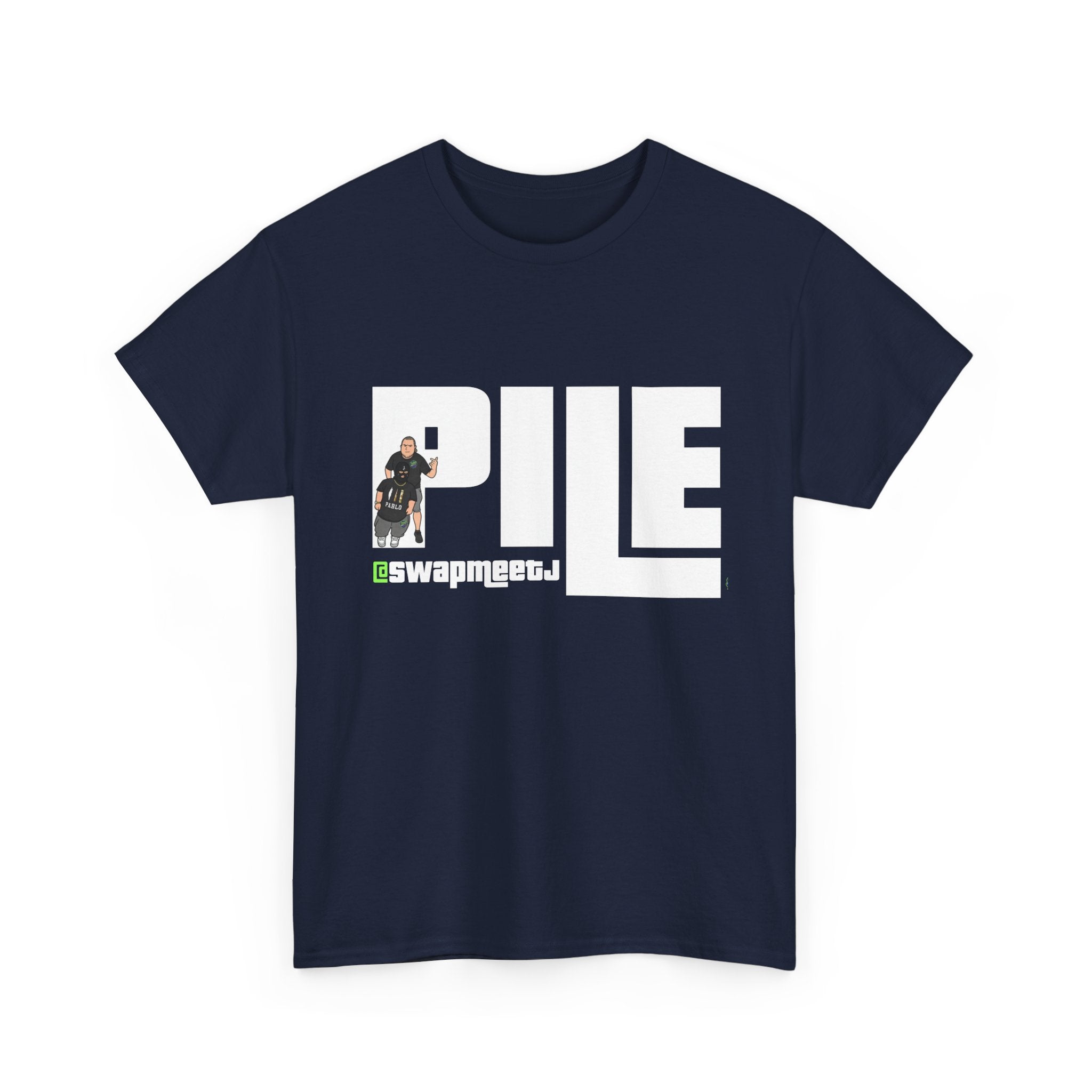 Pile Vintage Logo T‑Shirt — Retro Graphic Tee with PILE Design