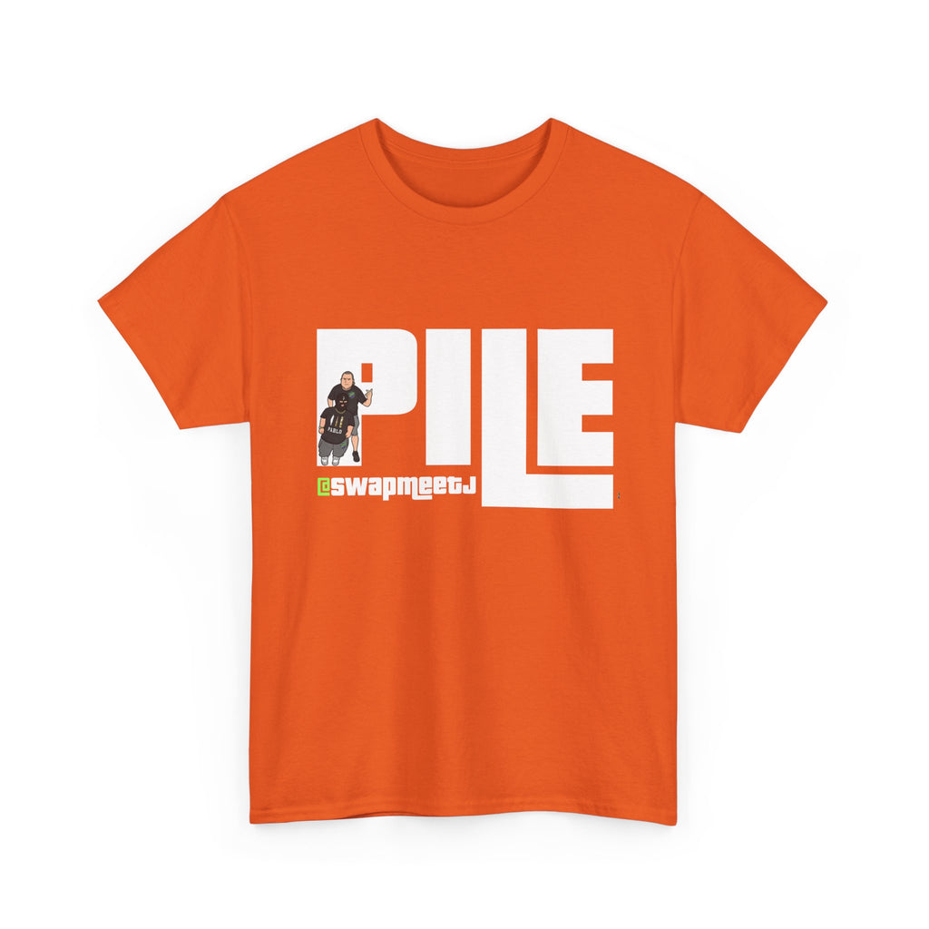Pile Vintage Logo T‑Shirt — Retro Graphic Tee with PILE Design