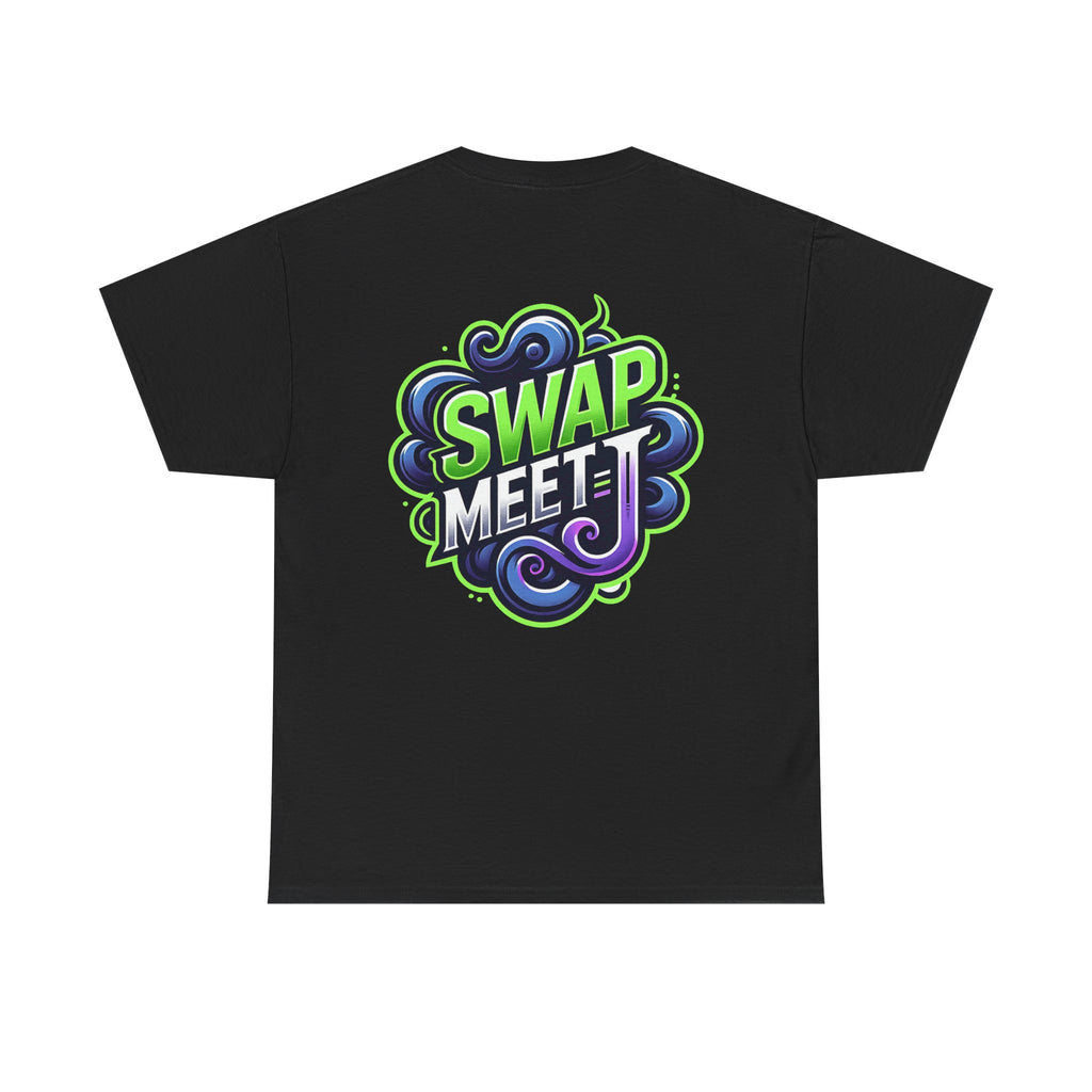 Swap Meet Logo T‑Shirt — Graphic Streetwear Tee with 'Swap Meet' Crest
