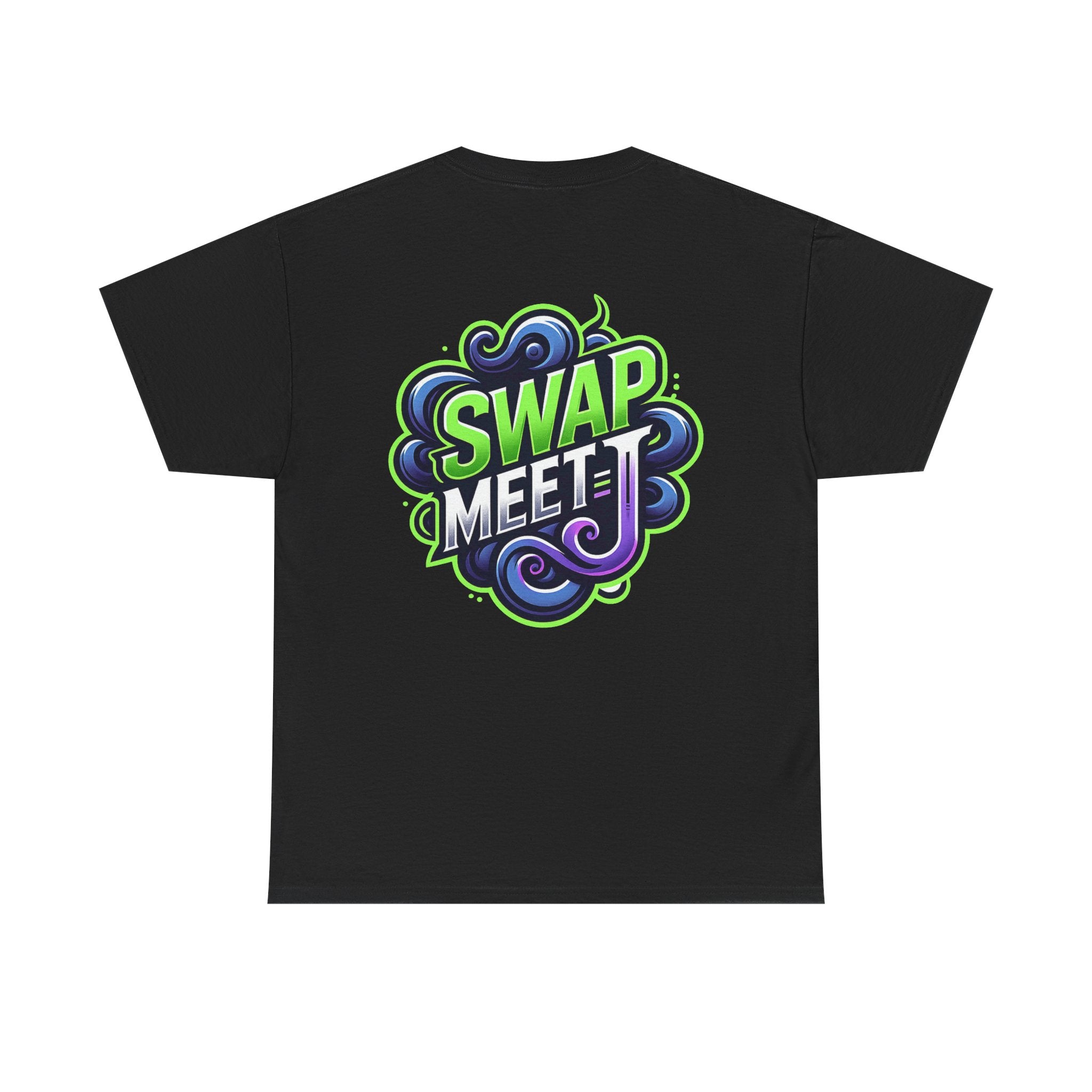 Swap Meet Logo T‑Shirt — Graphic Streetwear Tee with 'Swap Meet' Crest