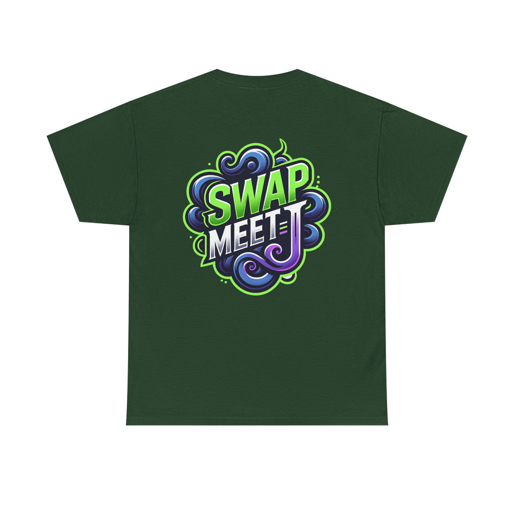 Swap Meet Logo T‑Shirt — Graphic Streetwear Tee with 'Swap Meet' Crest
