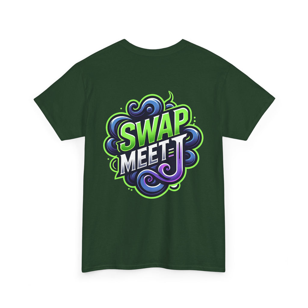 Swap Meet Logo T‑Shirt — Graphic Streetwear Tee with 'Swap Meet' Crest