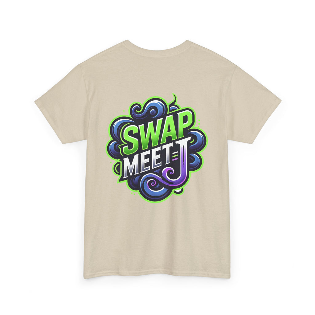 Swap Meet Logo T‑Shirt — Graphic Streetwear Tee with 'Swap Meet' Crest