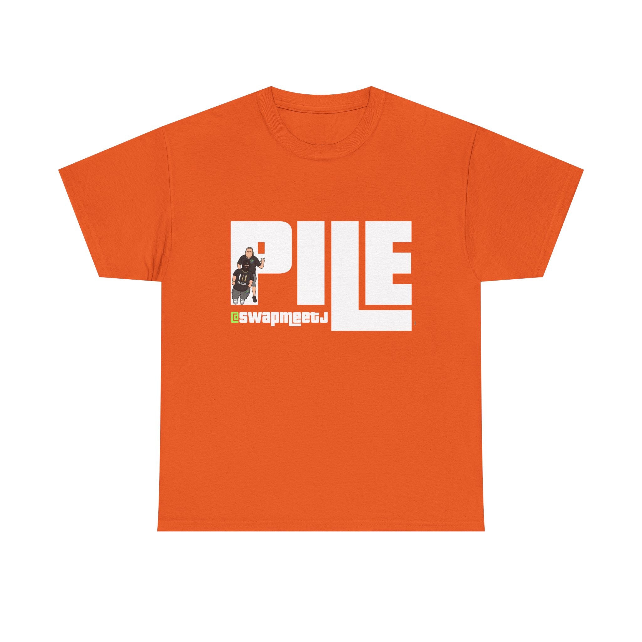Pile Vintage Logo T‑Shirt — Retro Graphic Tee with PILE Design