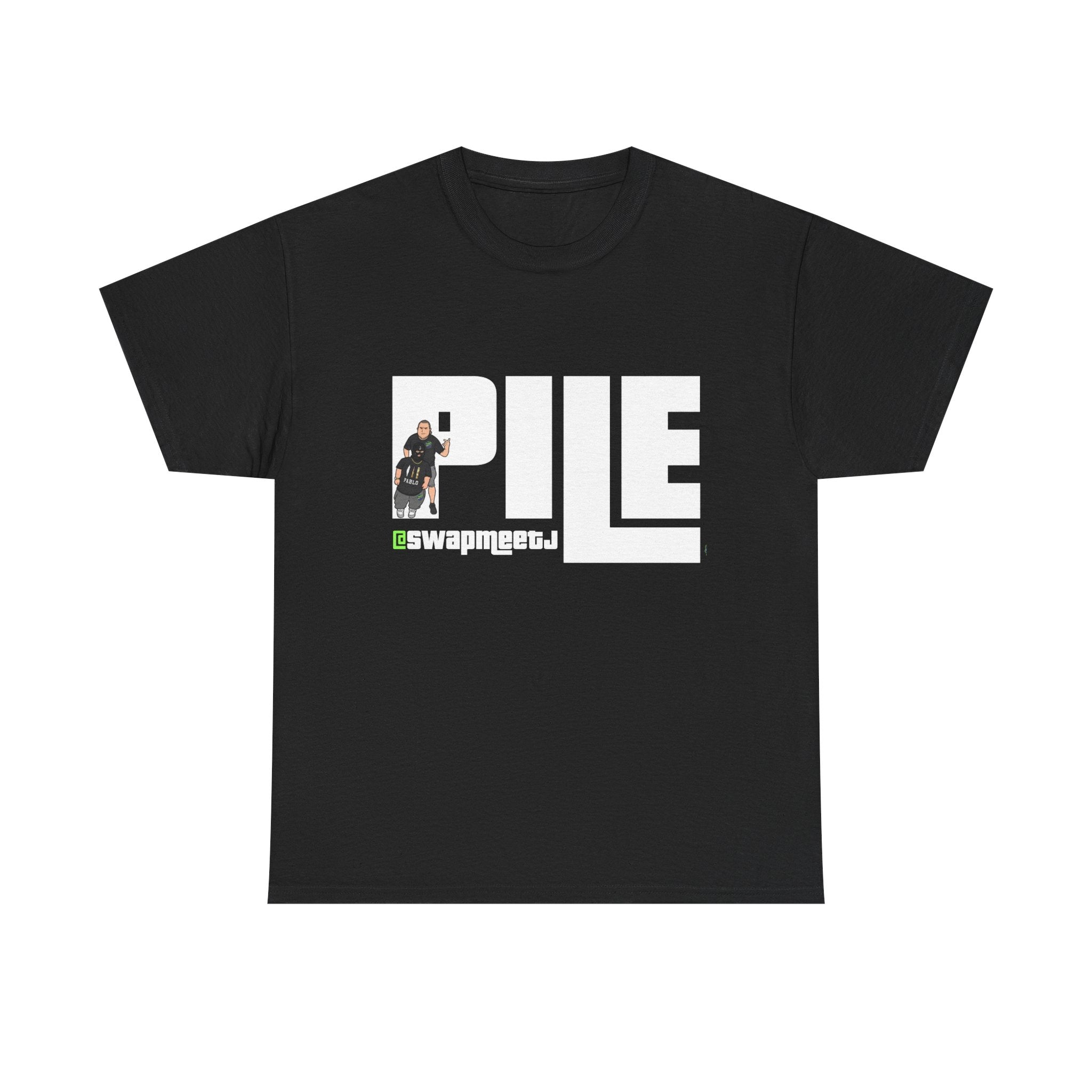 Pile Vintage Logo T‑Shirt — Retro Graphic Tee with PILE Design