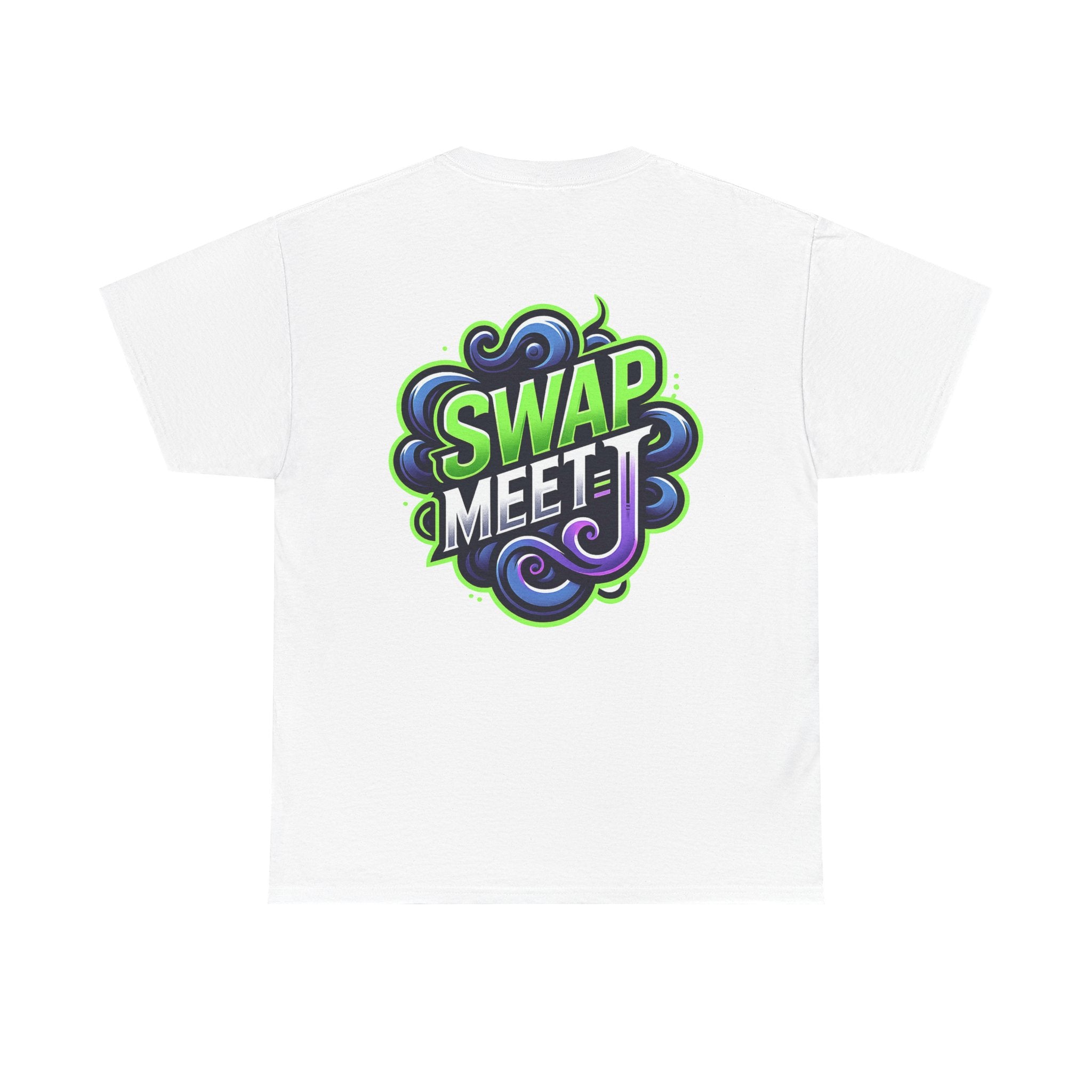 Swap Meet Logo T‑Shirt — Graphic Streetwear Tee with 'Swap Meet' Crest