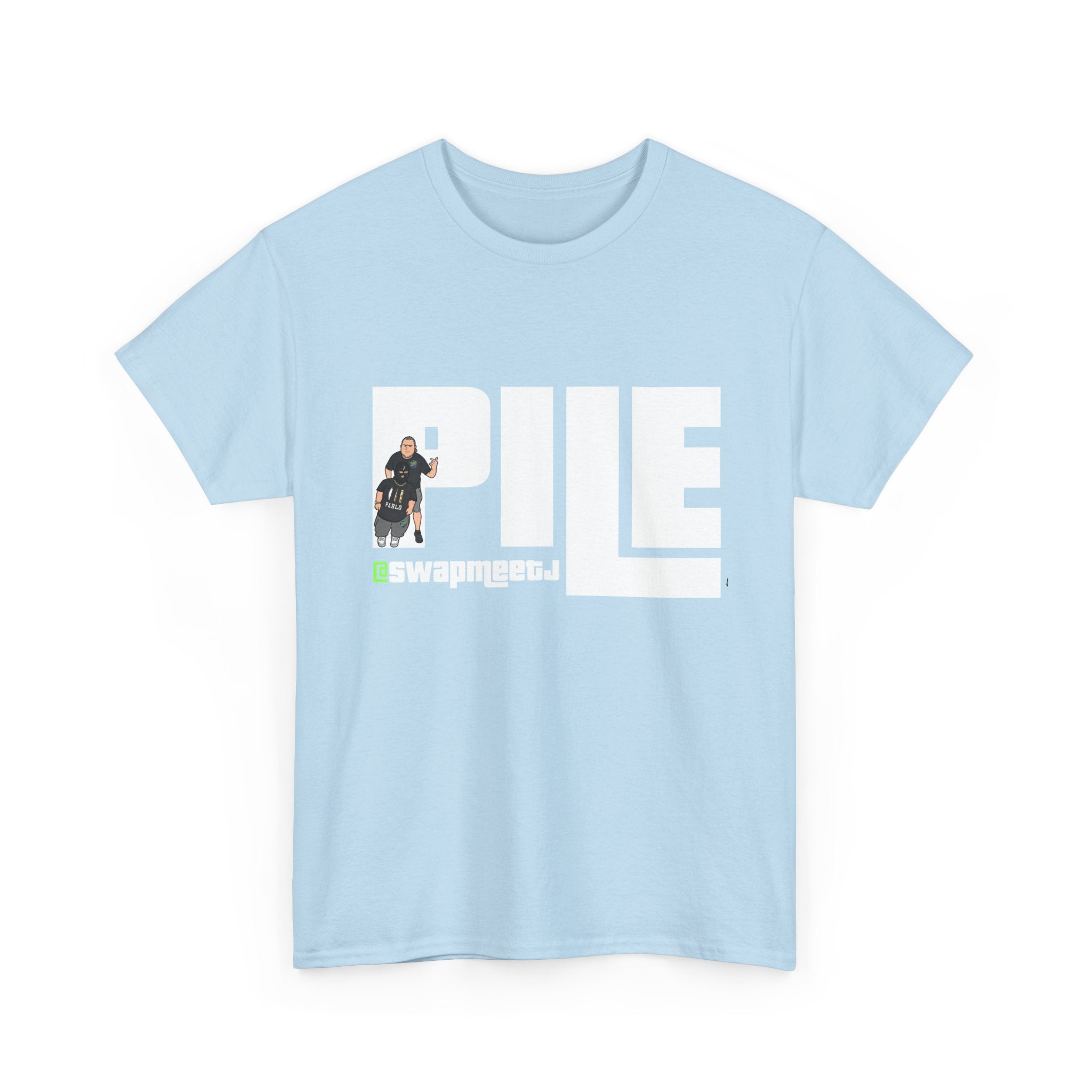 Pile Vintage Logo T‑Shirt — Retro Graphic Tee with PILE Design