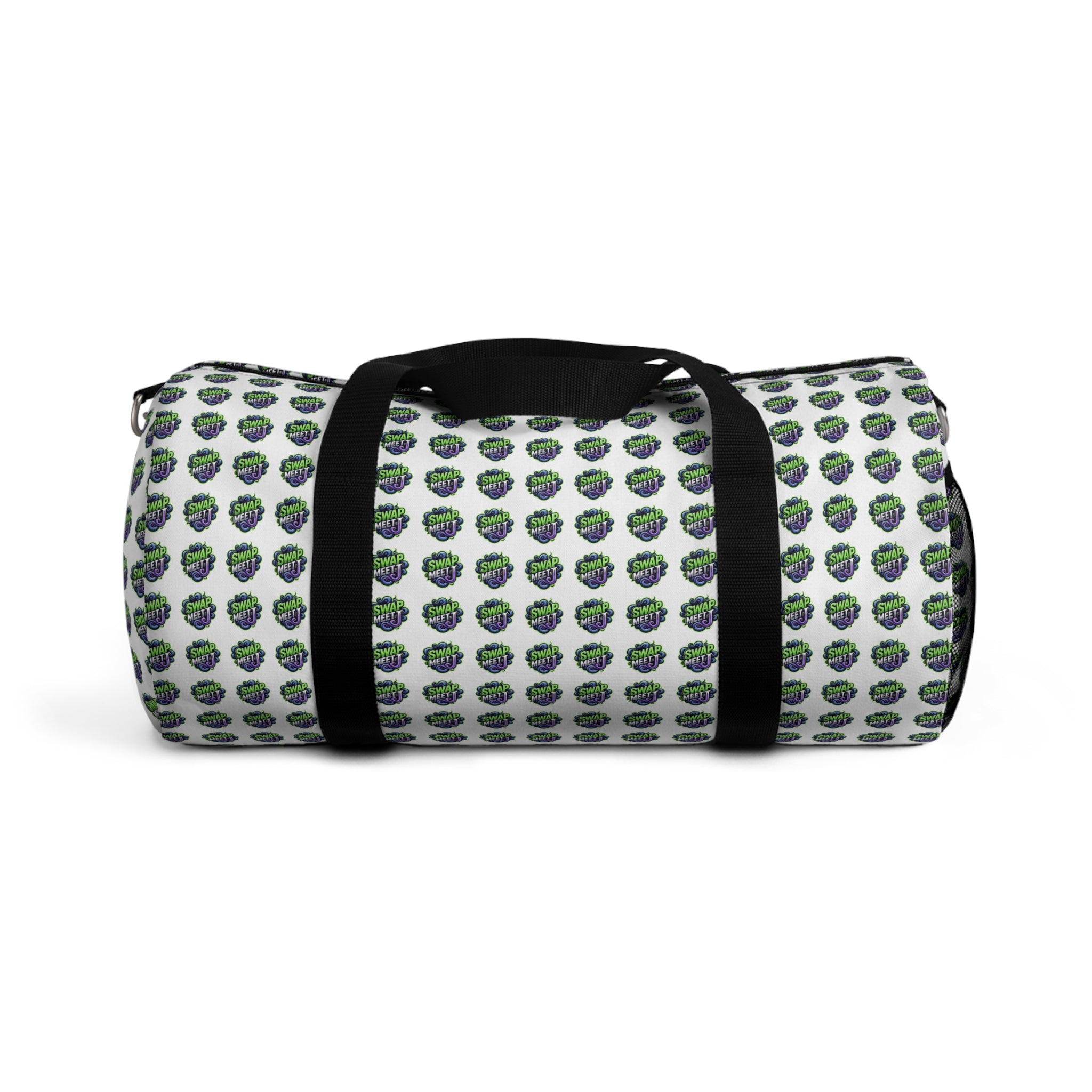 Green Planet Pattern Duffel Bag — Eco Globe Travel Gym Bag