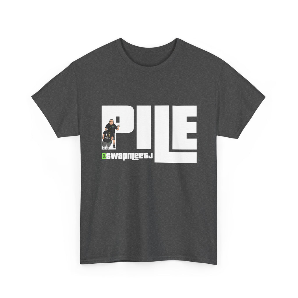 Pile Vintage Logo T‑Shirt — Retro Graphic Tee with PILE Design