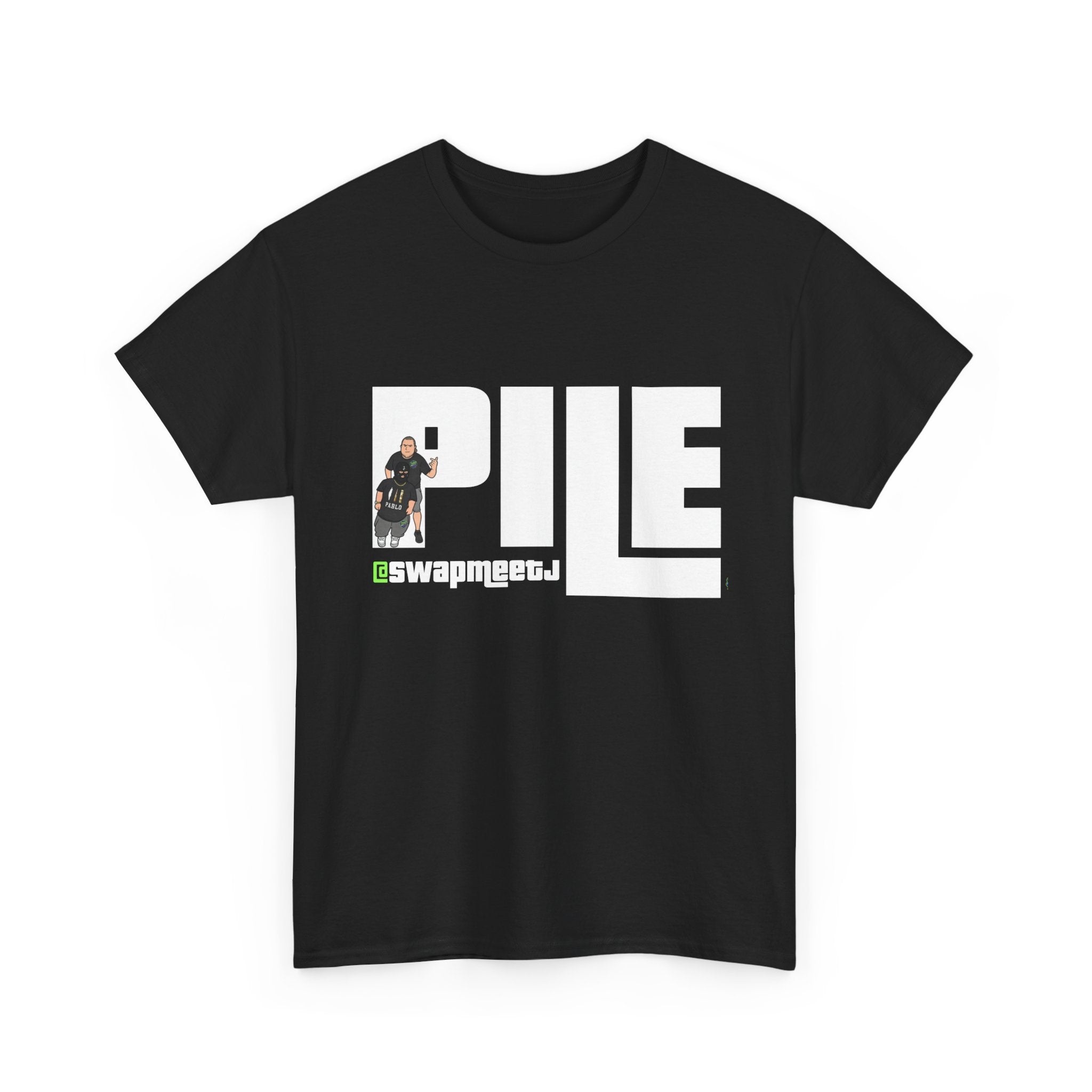 Pile Vintage Logo T‑Shirt — Retro Graphic Tee with PILE Design