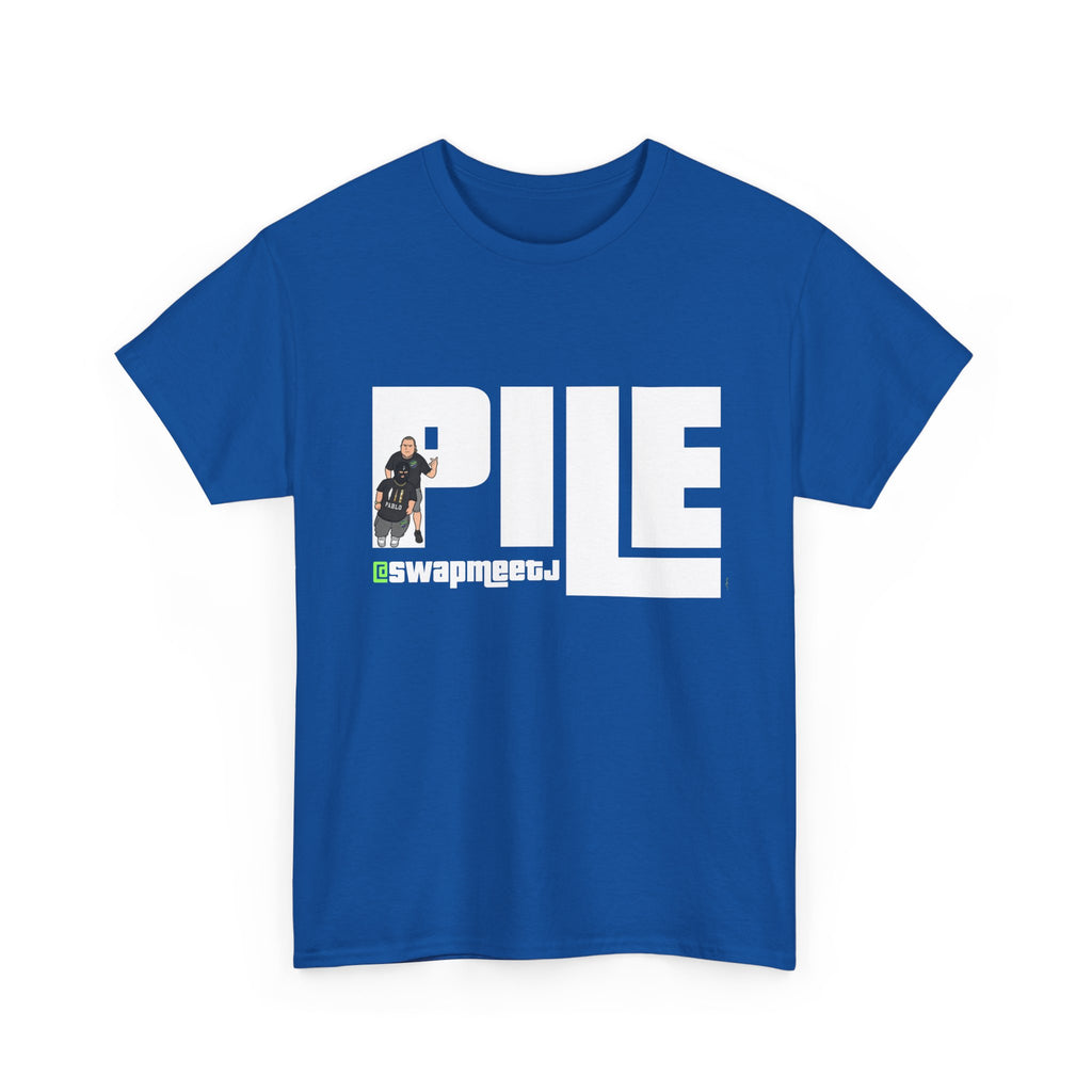 Pile Vintage Logo T‑Shirt — Retro Graphic Tee with PILE Design