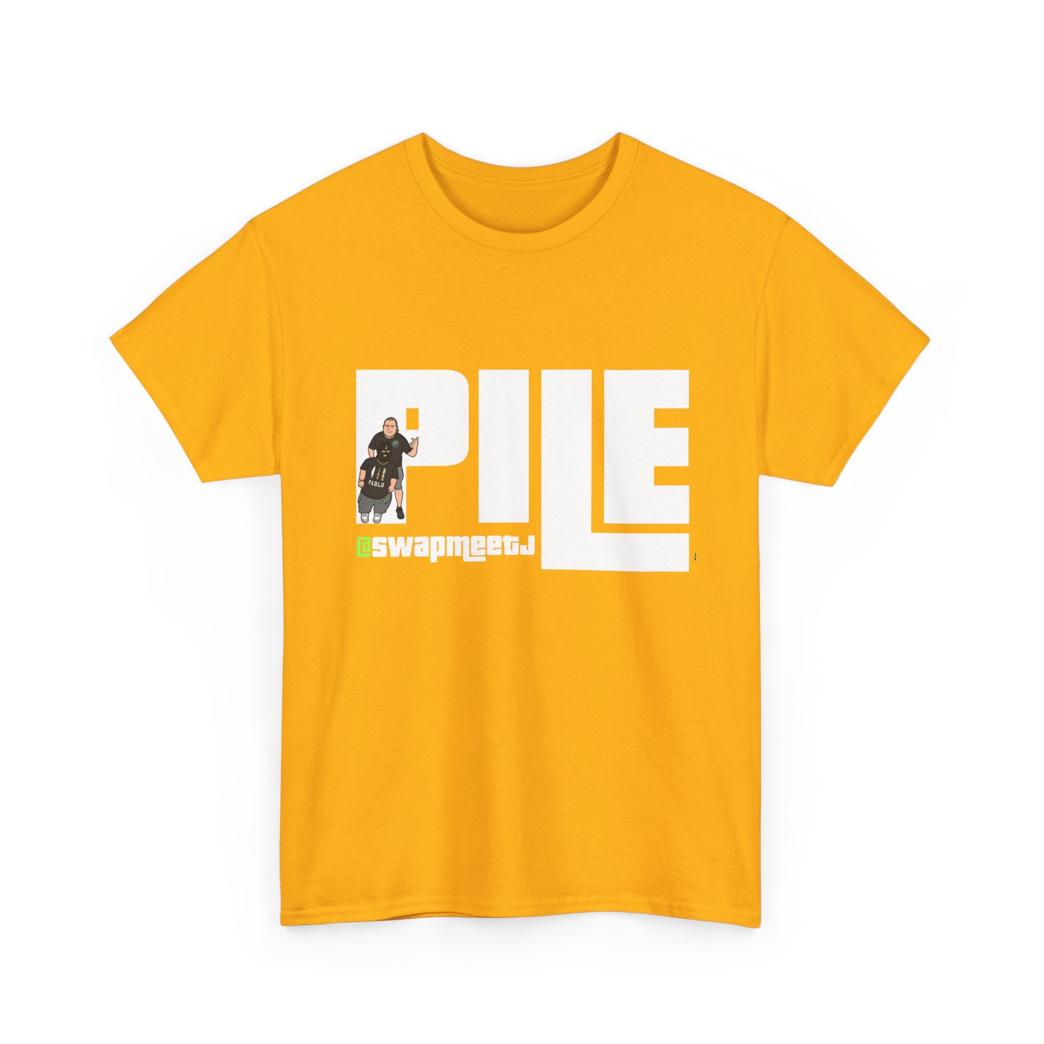 Pile Vintage Logo T‑Shirt — Retro Graphic Tee with PILE Design