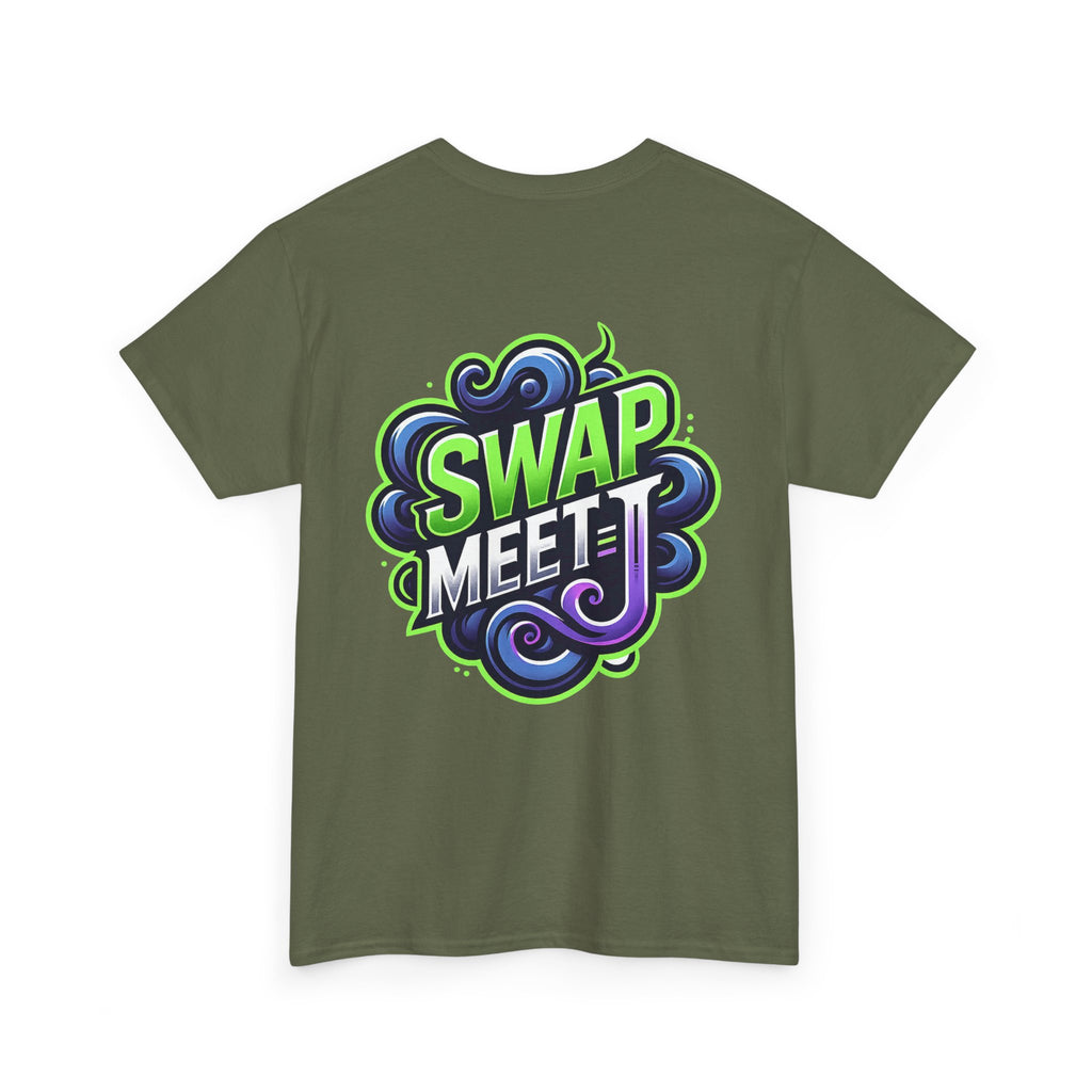 Swap Meet Logo T‑Shirt — Graphic Streetwear Tee with 'Swap Meet' Crest