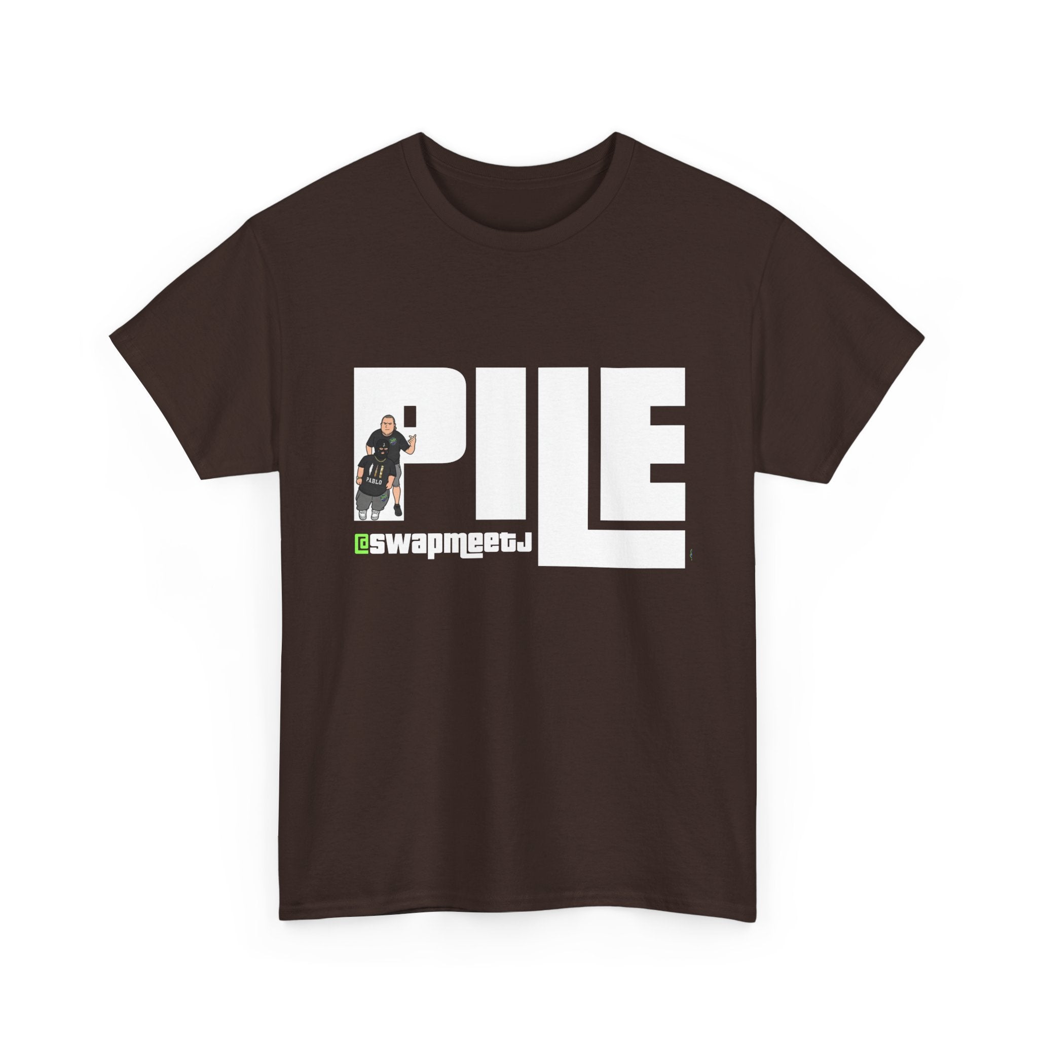 Pile Vintage Logo T‑Shirt — Retro Graphic Tee with PILE Design