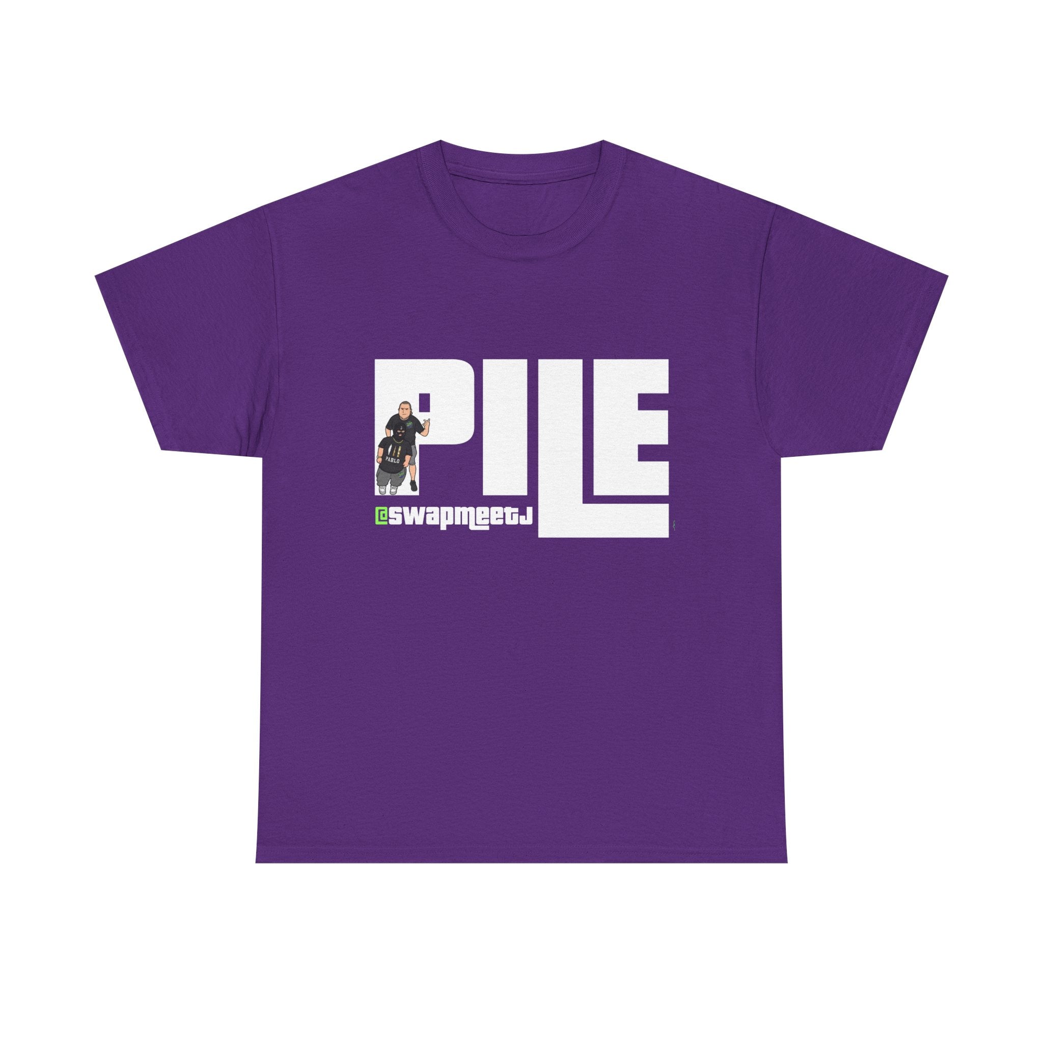 Pile Vintage Logo T‑Shirt — Retro Graphic Tee with PILE Design