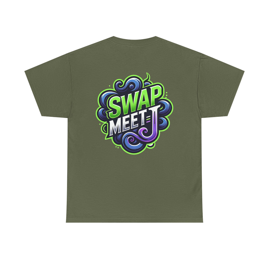 Swap Meet Logo T‑Shirt — Graphic Streetwear Tee with 'Swap Meet' Crest