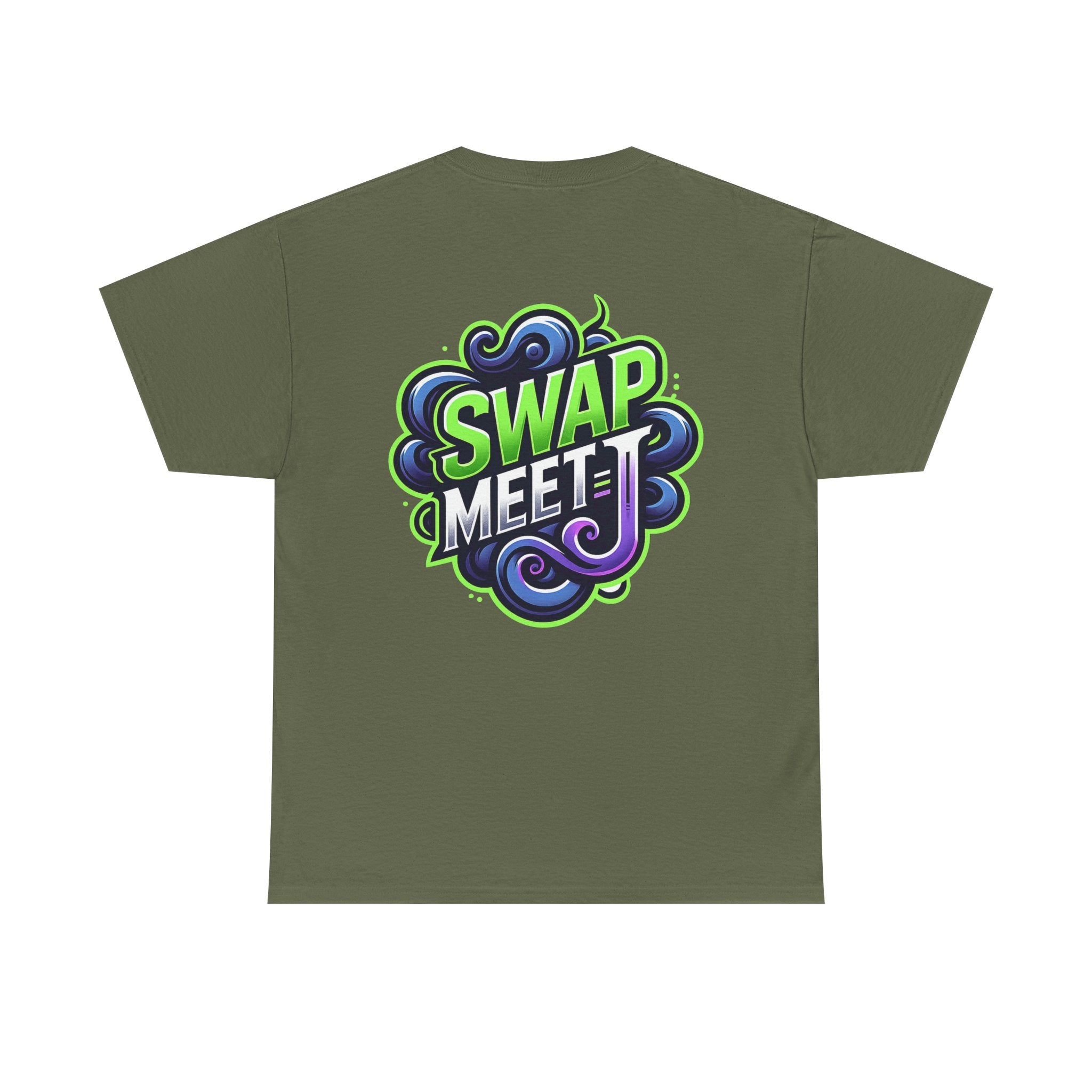 Swap Meet Logo T‑Shirt — Graphic Streetwear Tee with 'Swap Meet' Crest