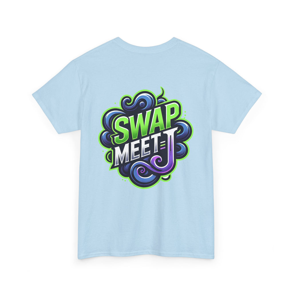 Swap Meet Logo T‑Shirt — Graphic Streetwear Tee with 'Swap Meet' Crest