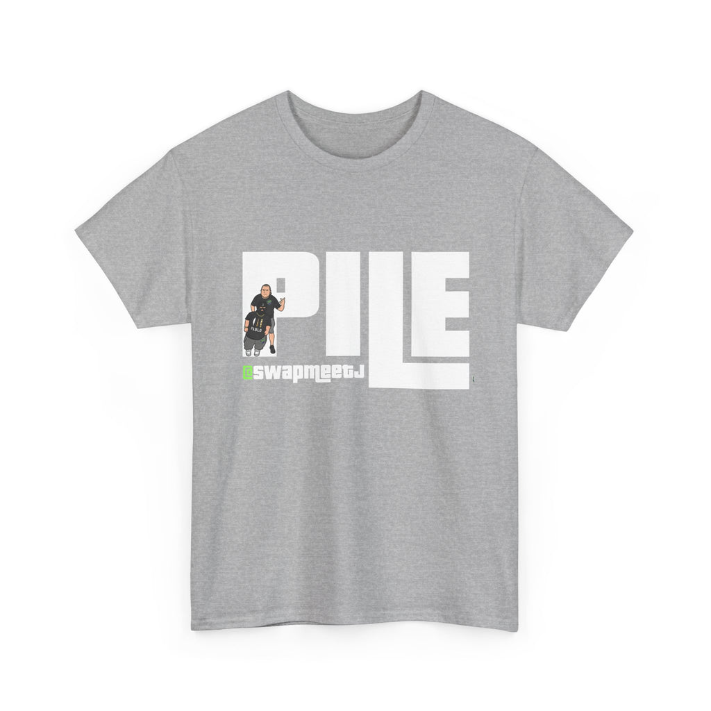 Pile Vintage Logo T‑Shirt — Retro Graphic Tee with PILE Design