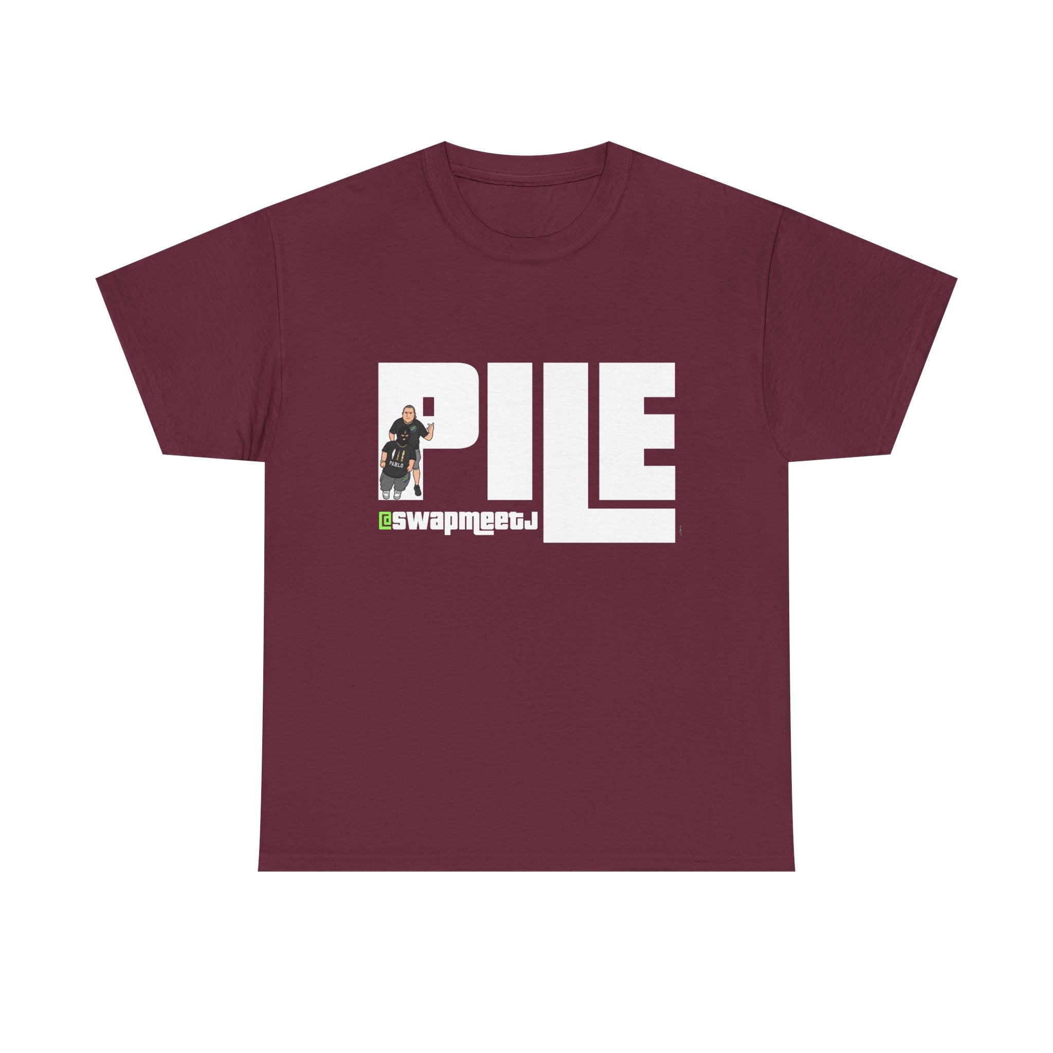Pile Vintage Logo T‑Shirt — Retro Graphic Tee with PILE Design