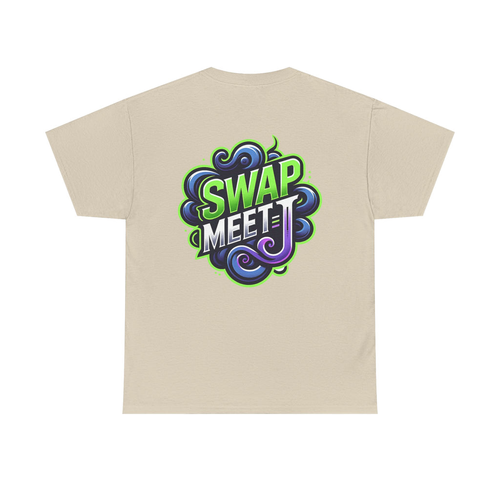 Swap Meet Logo T‑Shirt — Graphic Streetwear Tee with 'Swap Meet' Crest