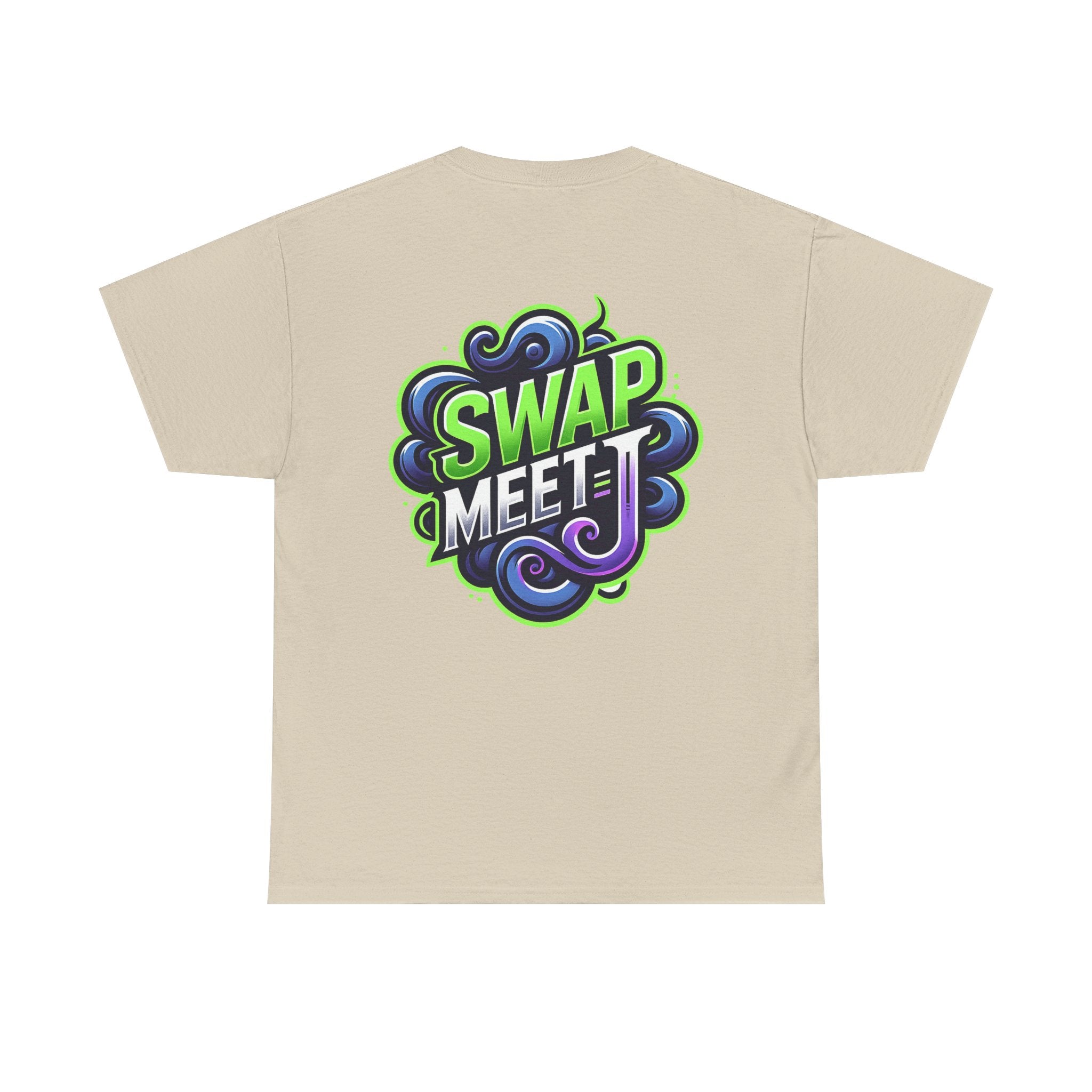 Swap Meet Logo T‑Shirt — Graphic Streetwear Tee with 'Swap Meet' Crest