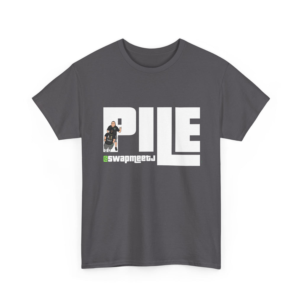 Pile Vintage Logo T‑Shirt — Retro Graphic Tee with PILE Design
