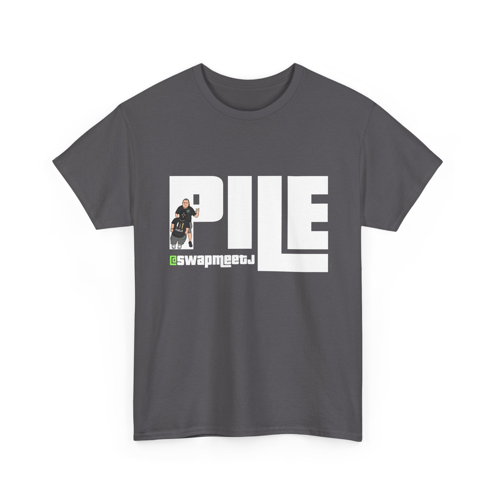 Pile Vintage Logo T‑Shirt — Retro Graphic Tee with PILE Design