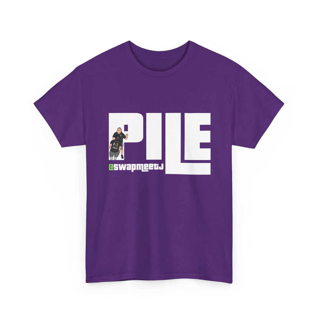 Pile Vintage Logo T‑Shirt — Retro Graphic Tee with PILE Design