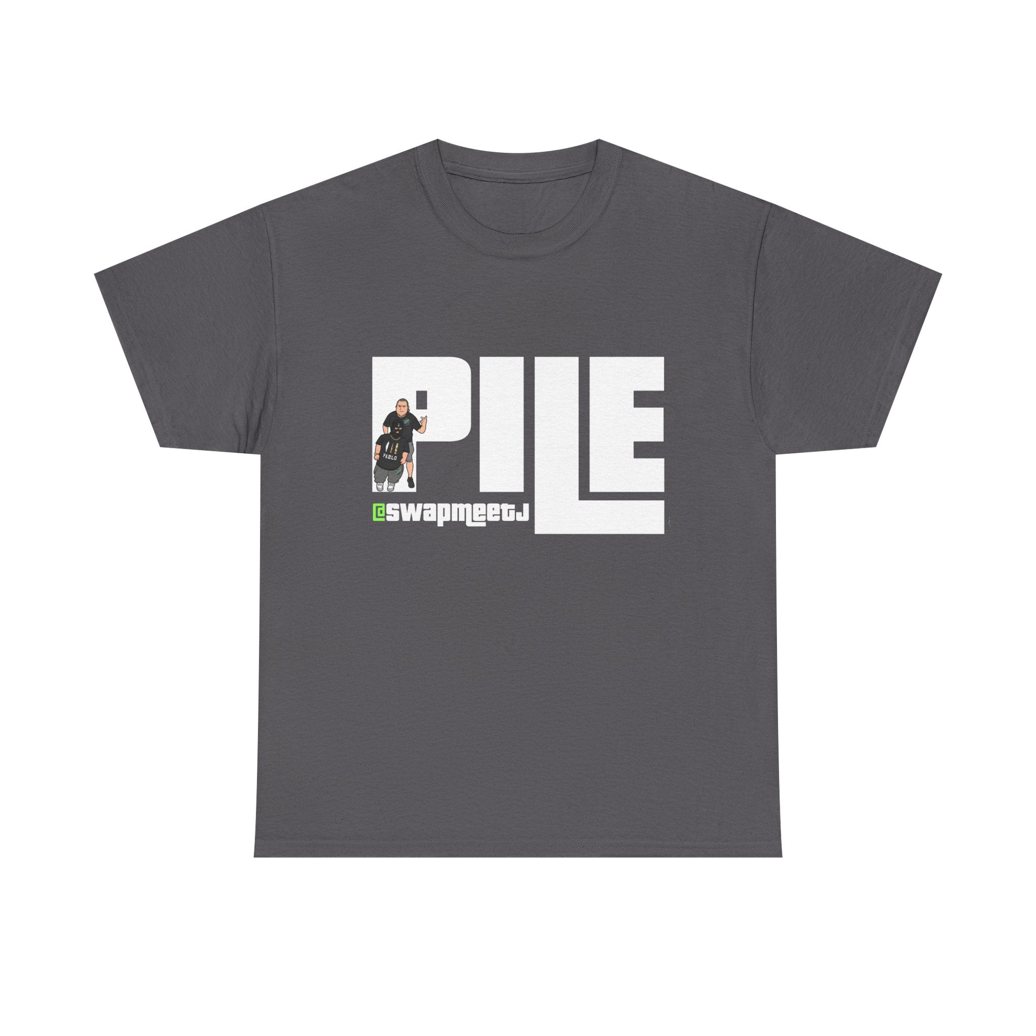 Pile Vintage Logo T‑Shirt — Retro Graphic Tee with PILE Design
