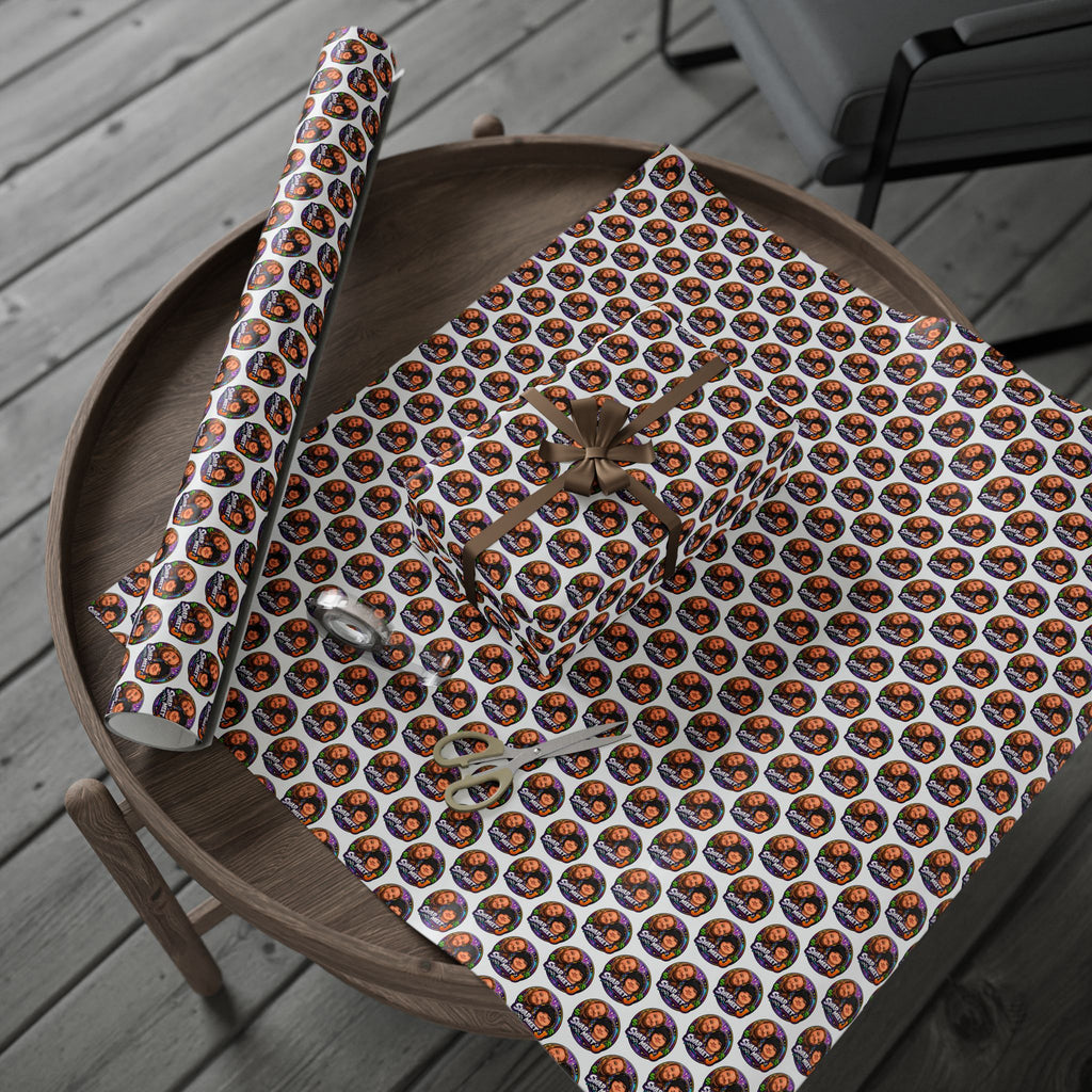 Wrapping Paper – Custom Face Portrait Pattern Gift Wrap (Personalized Photo Repeat)